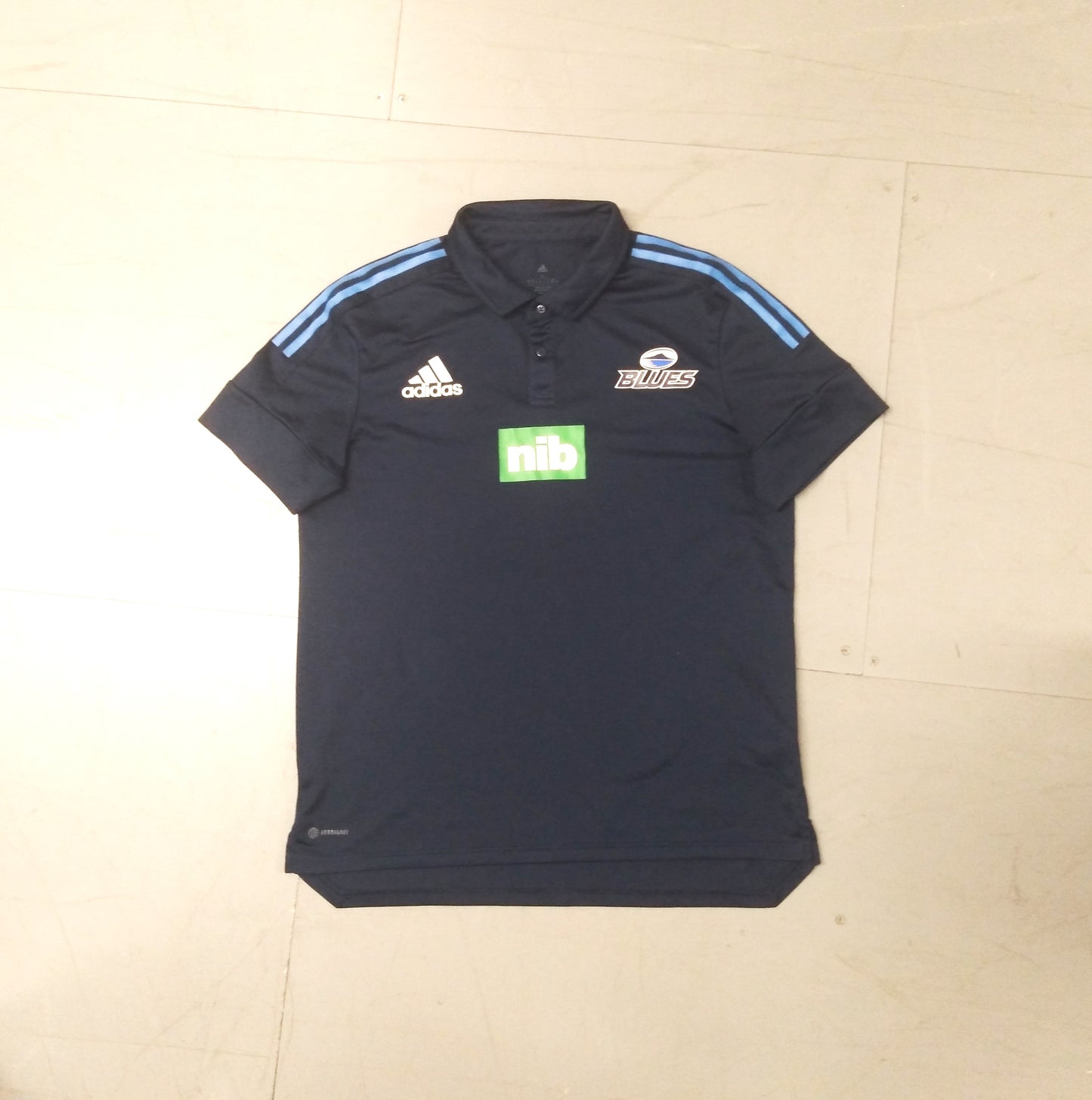 Blues  2021 / 22 Rugby Polo Shirt adidas (XL)   [Very Good]