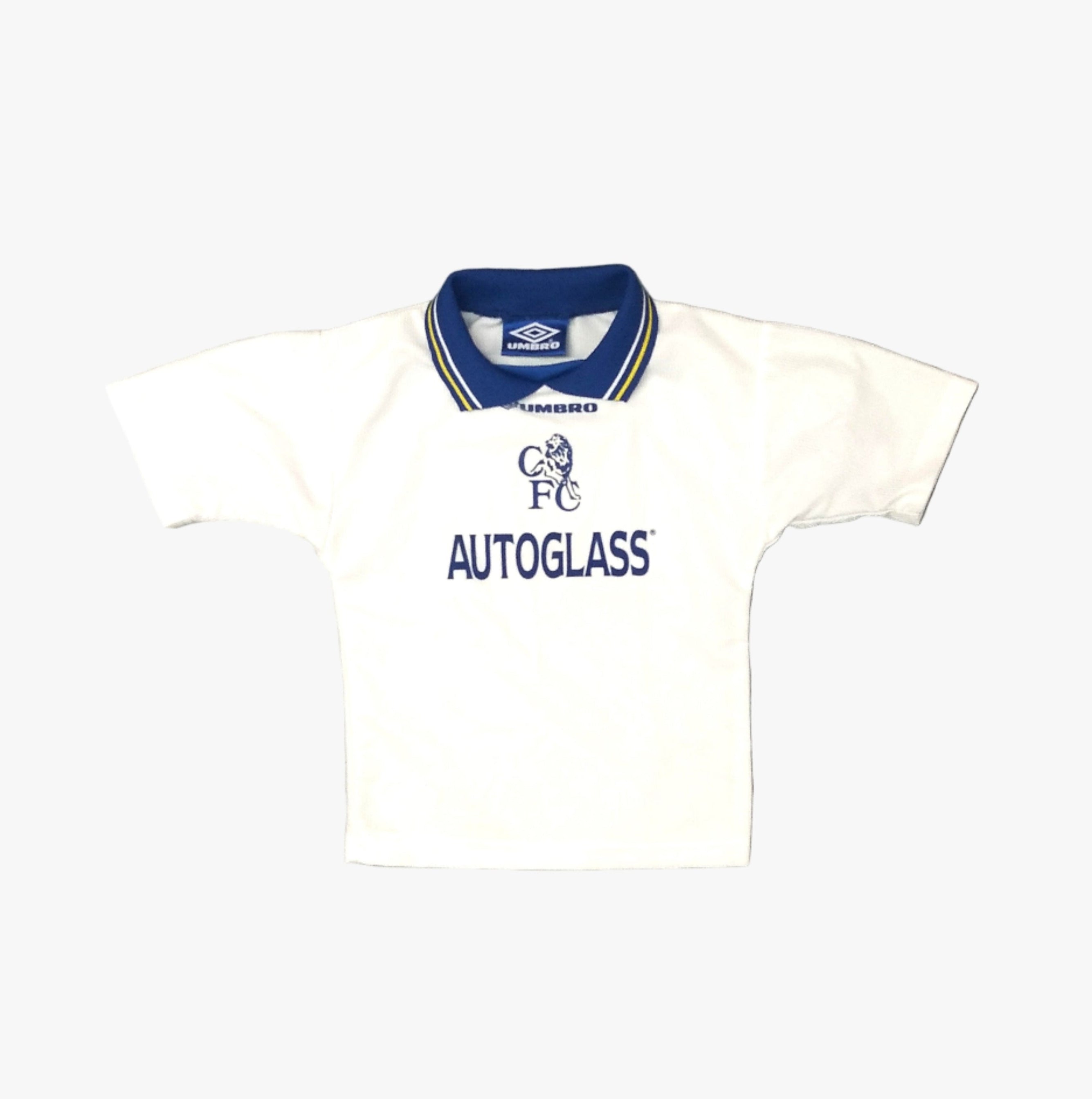 UMBRO Chelsea FC 98-00ユニフォームAUTOGLASS 白 Chelsea FC 1998
