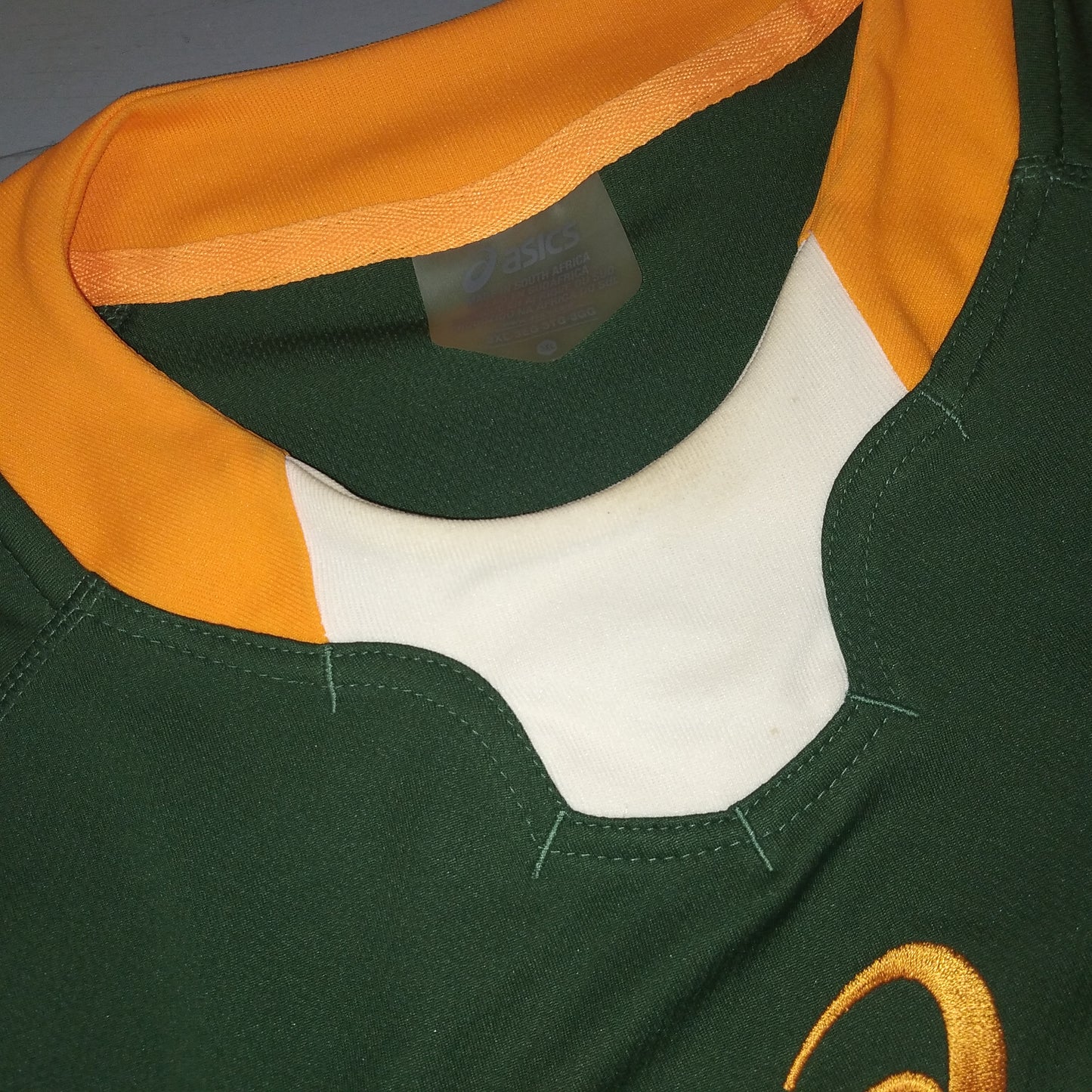 South Africa 2020 / 21 Rugby Jersey Asics (3XL)   [Fair]