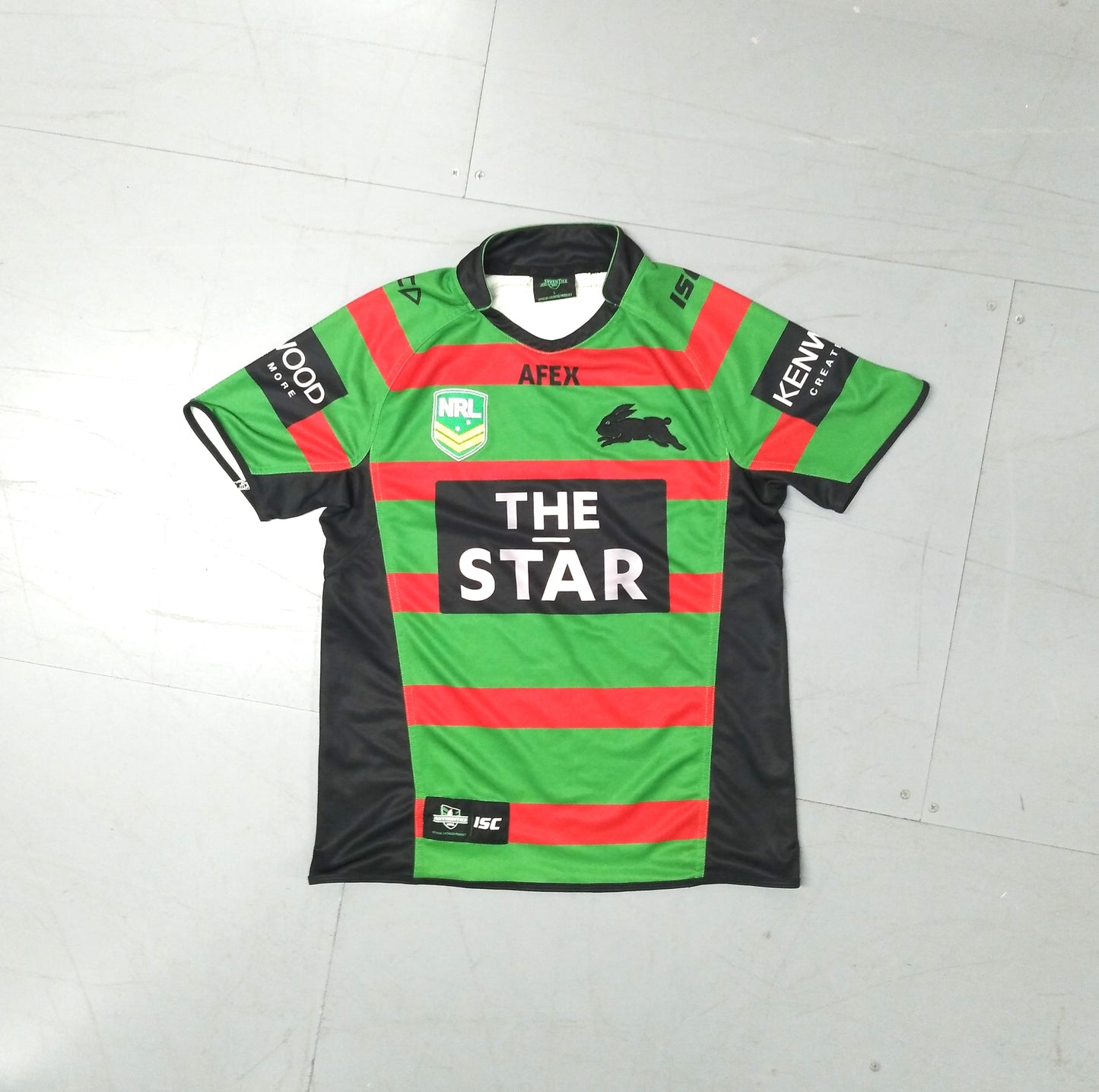 South Sydney Rabbitohs 2013 / 14 Rugby League Jersey Afex (L)   [Excellent]