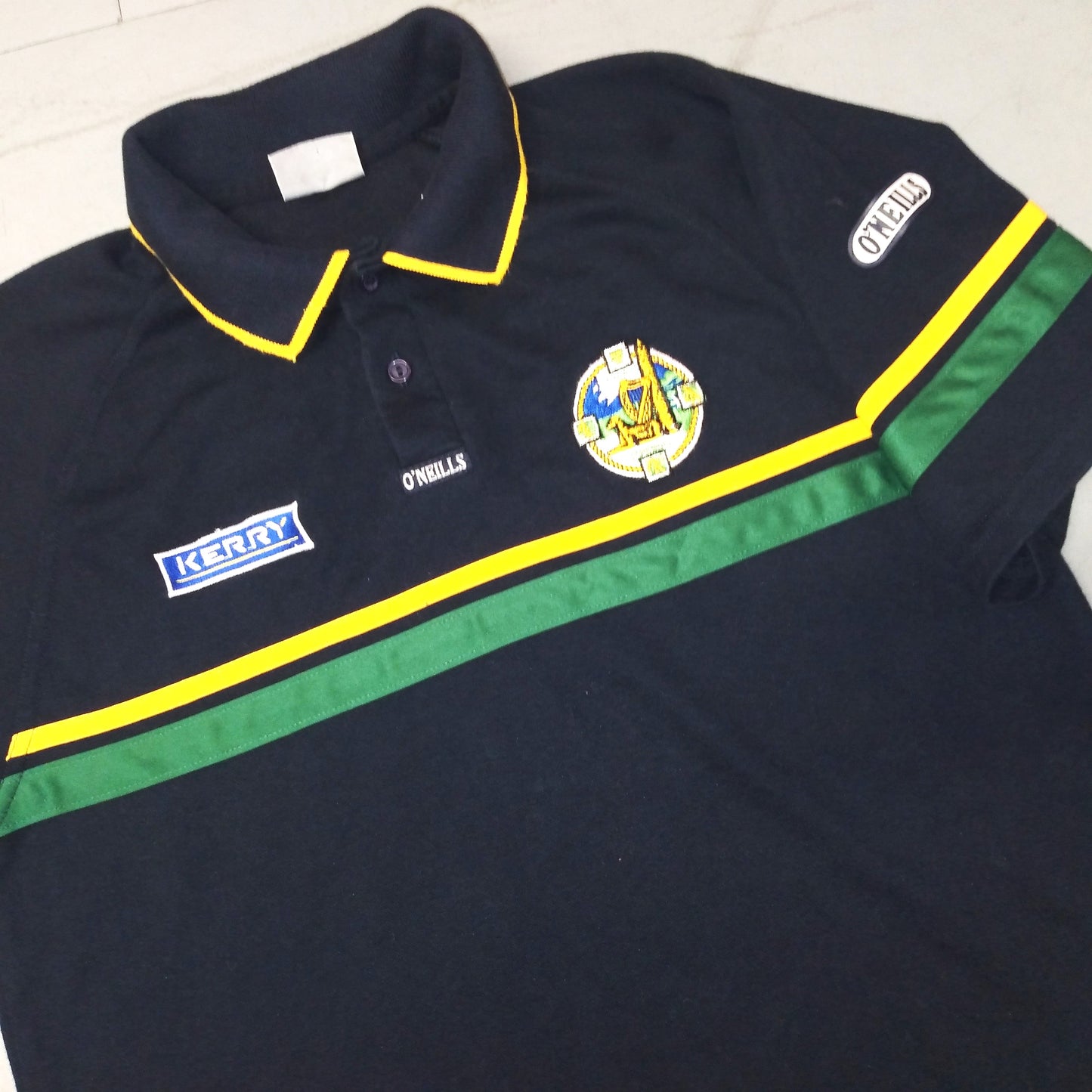 Kerry 2002 / 03 GAA Polo Shirt O'Neills (M)   [Very Good]