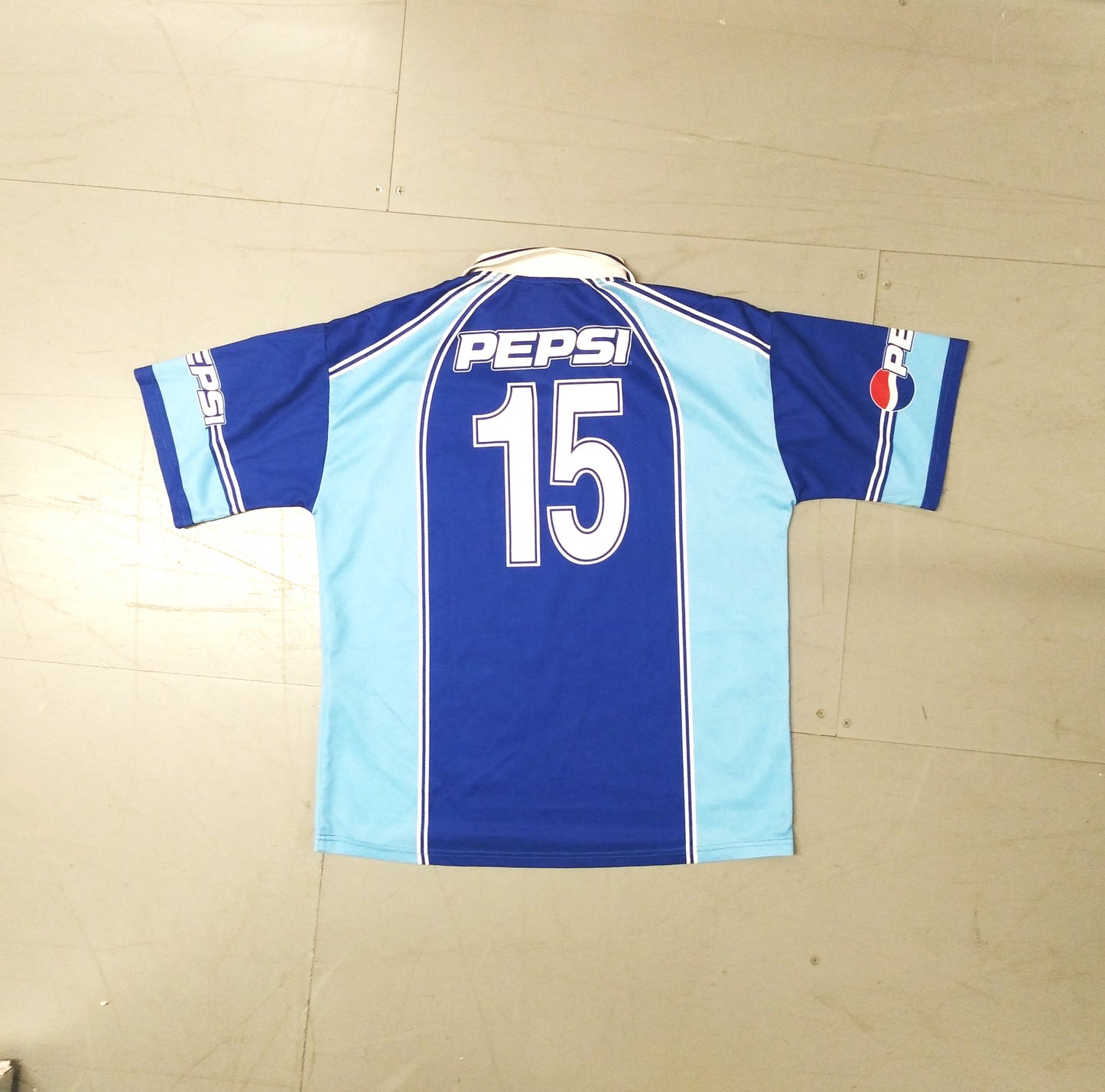 Pepsi 2000s GAA Jersey Azzurri (XL)  #15 [Very Good]