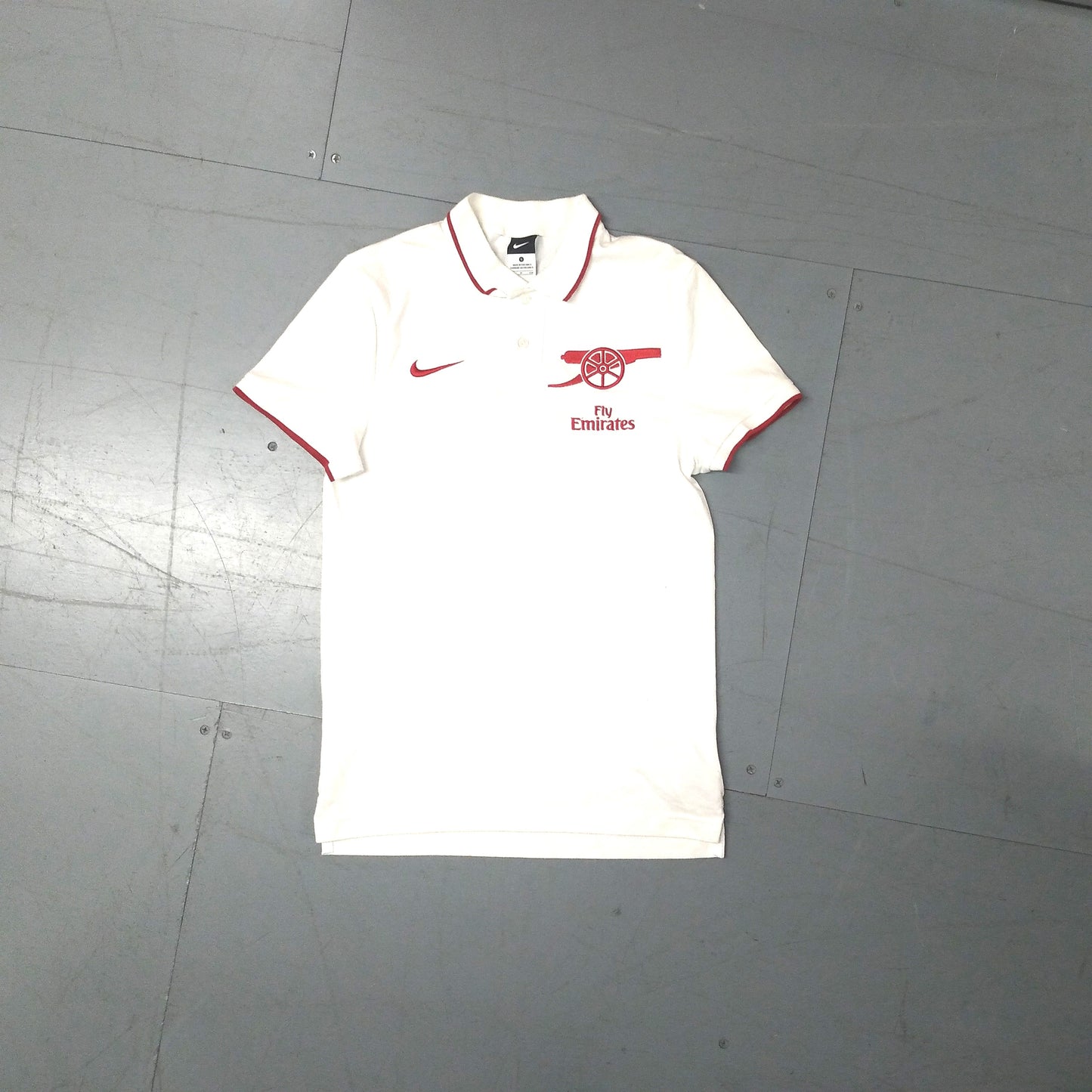 Arsenal FC 2010 / 11 Football Polo Shirt Nike (S)   [Good]