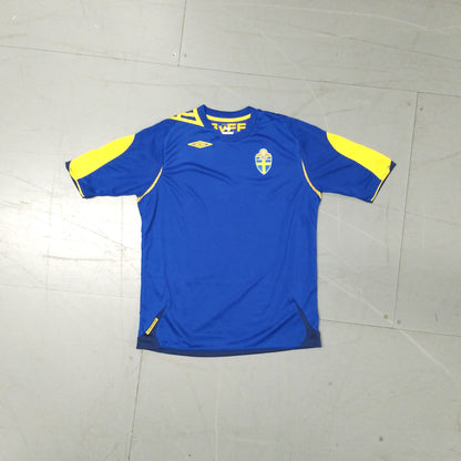 Sweden 2006 / 07 Football Jersey Umbro (L Youths)   [Excellent]