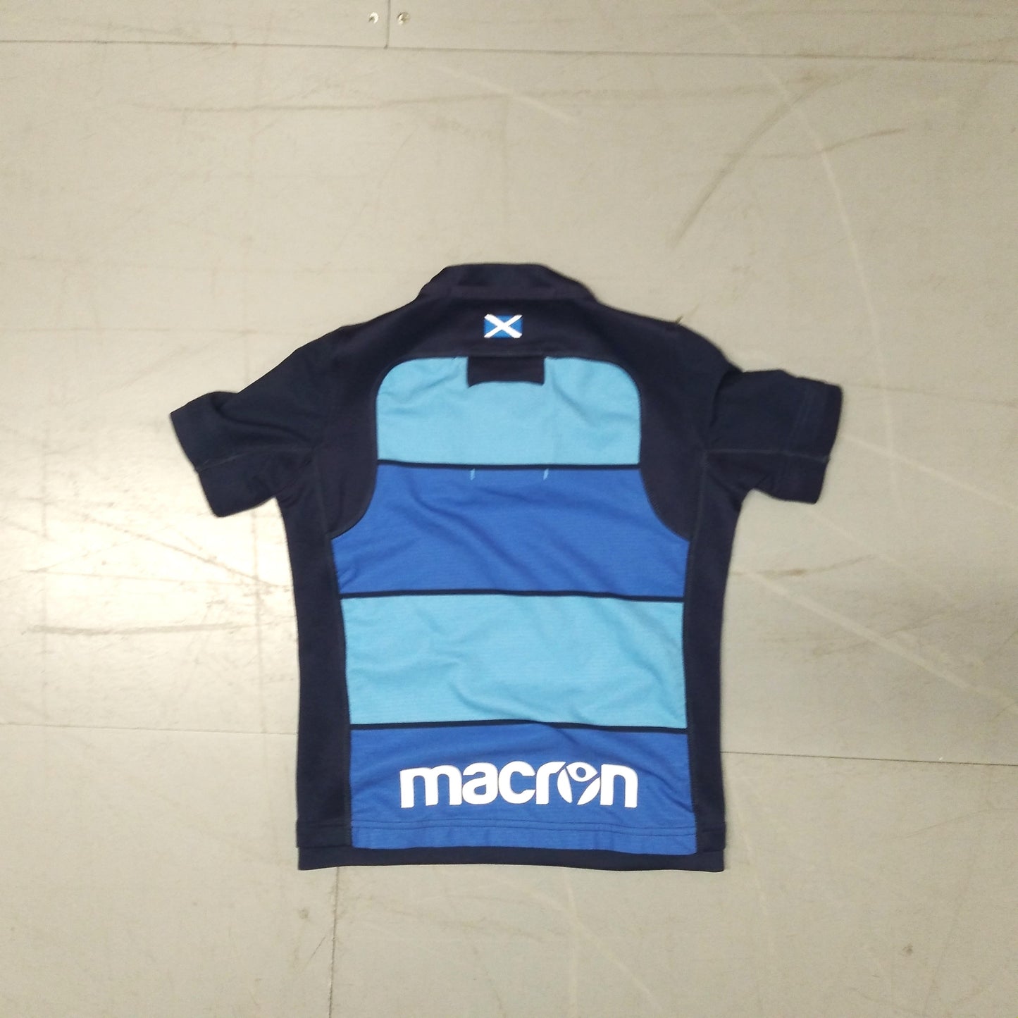 Scotland 2018 / 19 Rugby Jersey Macron (S Youths)   [Very Good]