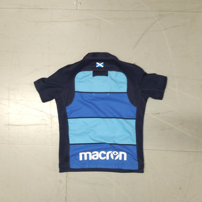 Scotland 2018 / 19 Rugby Jersey Macron (S Youths)   [Very Good]