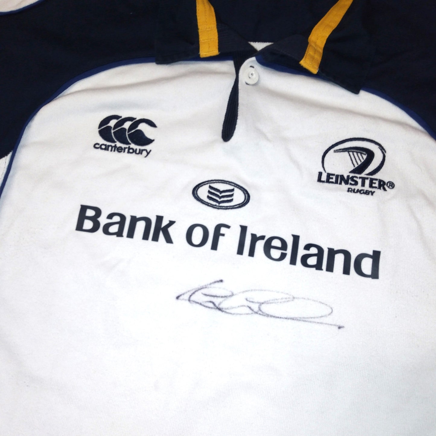 Leinster 2007 / 08 Rugby Jersey Canterbury (10 Years) Leo Cullen  [Average]