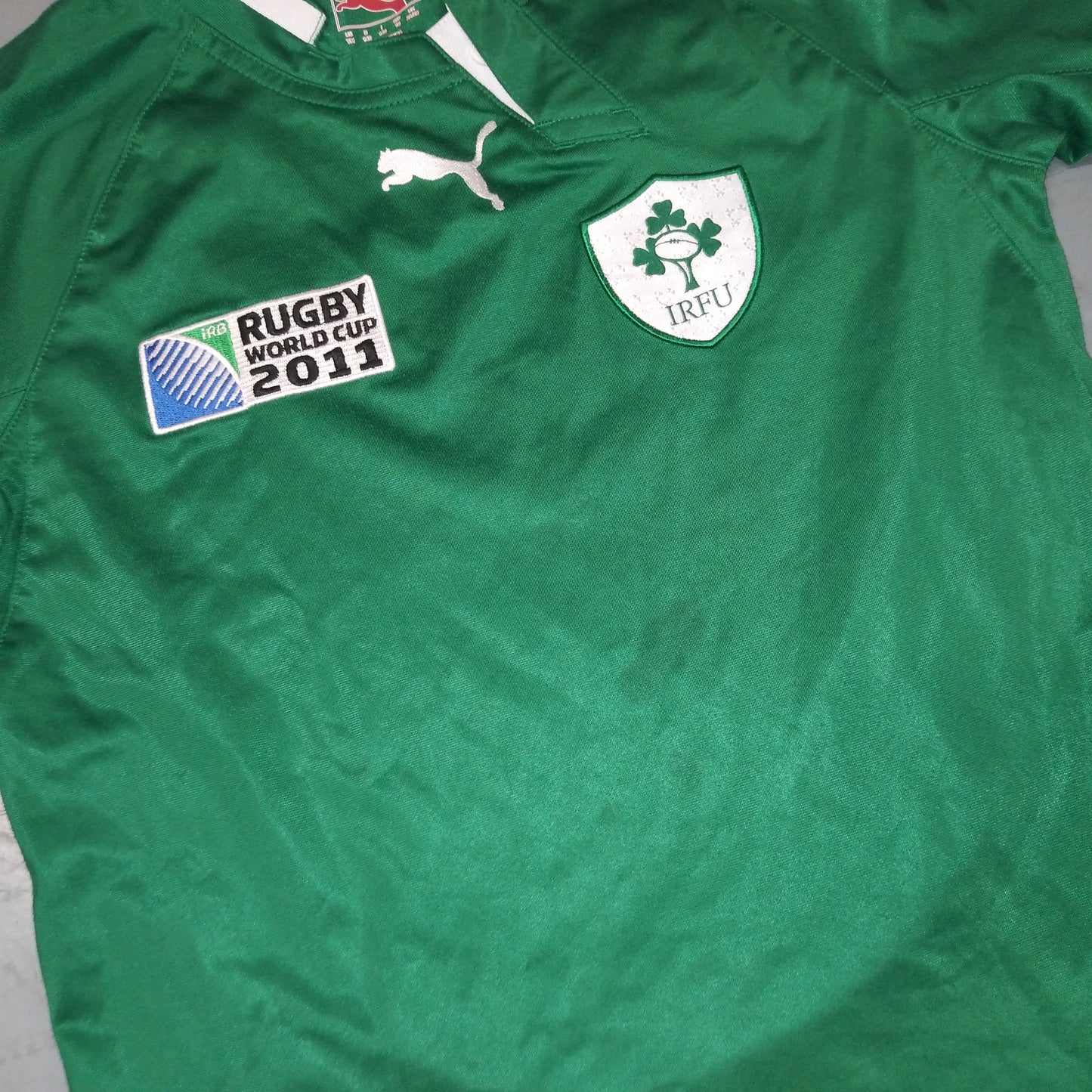 Ireland 2011 Rugby Jersey Puma (10 Years)   [Good]