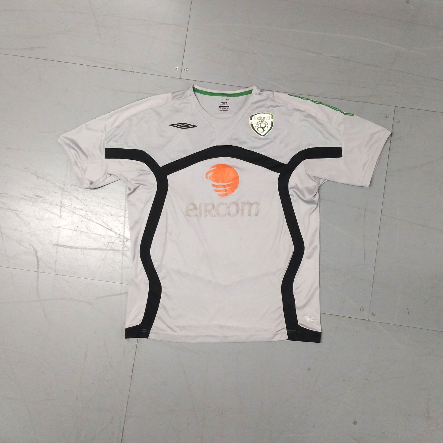 Vintage ireland jersey eircom away grey 