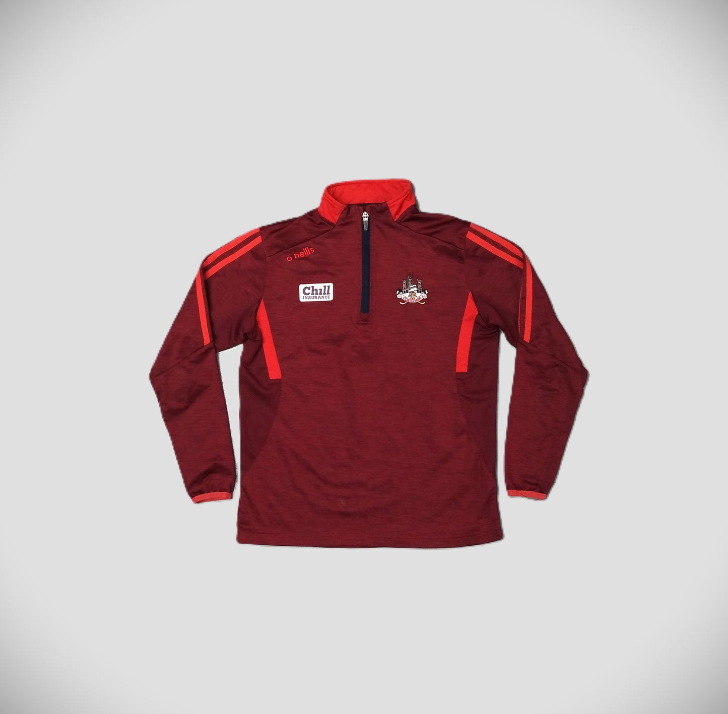 Cork GAA  Long Sleeve  Casual  Sweatshirt  2019 / 20  O'Neills     Kids       Chill Insurance  SHIRTS V SKINS   