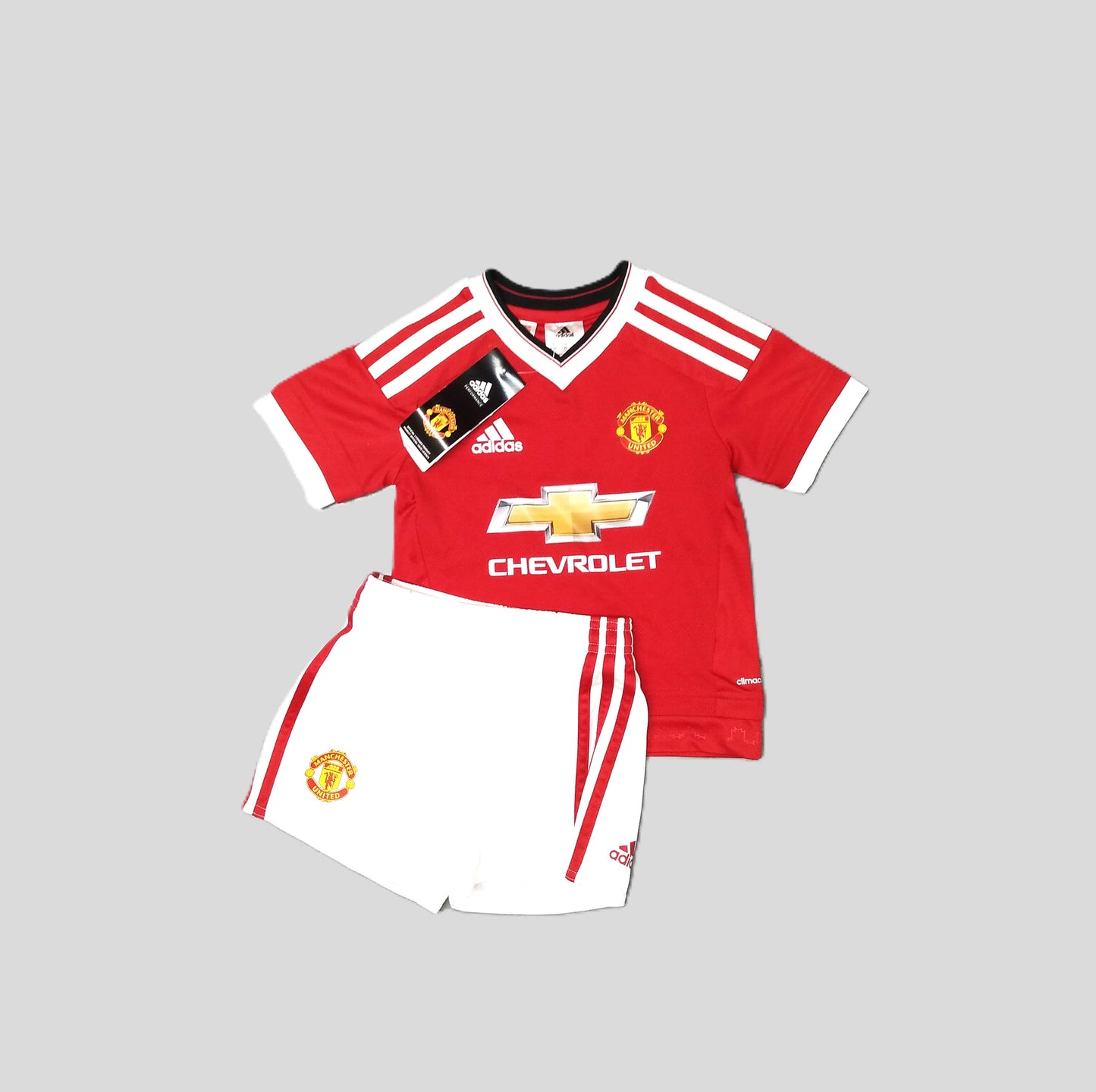 Manchester United Football  Short Sleeve  Home  Jersey  2015 / 16  adidas     Kids  Toddlers     Chevrolet  SHIRTS V SKINS   