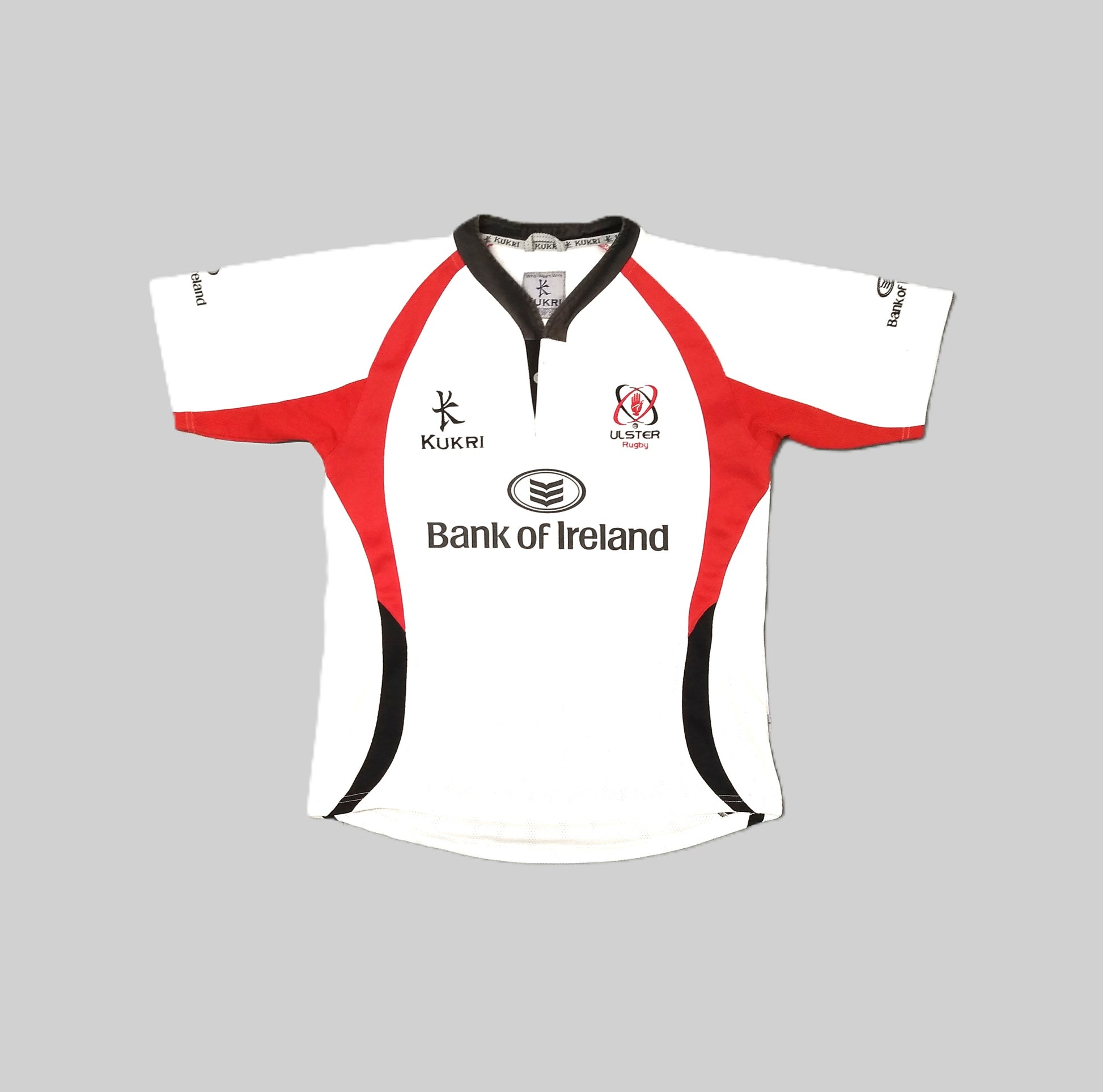 Ulster Rugby  Short Sleeve  Home  Jersey  2009 / 10  Kukri     Unisex Adults  Vintage     Bank of Ireland  SHIRTS V SKINS   