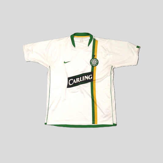 Celtic FC Football  Short Sleeve  Away  Jersey  2006 / 07  Nike     Unisex Adults       Carling  SHIRTS V SKINS   