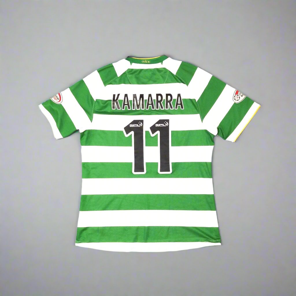 Celtic FC 2009 / 10 Kamarra #11 Jersey Nike (L) [Very Good]