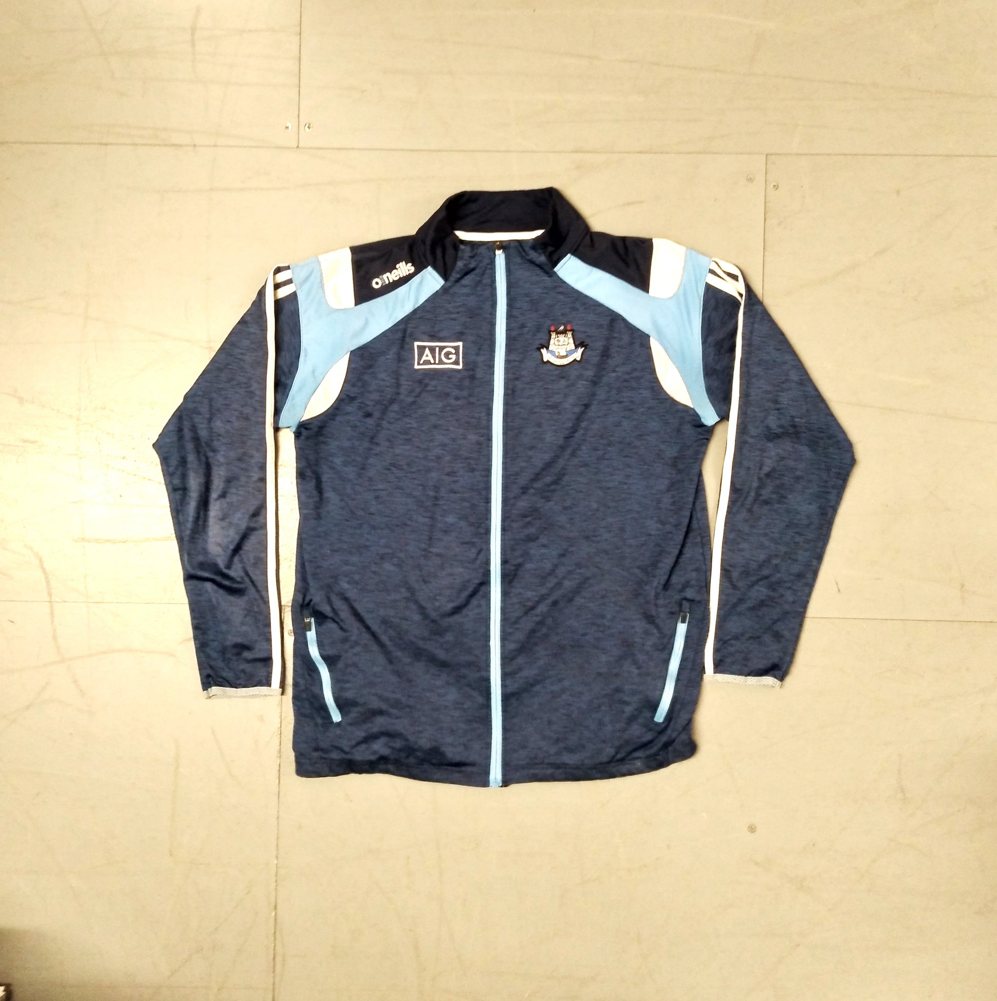 Dublin GAA  Long Sleeve  Training  Jacket  2018 / 19  O'Neills     Unisex Adults       AIG  Vintage All Ireland  SHIRTS V SKINS   