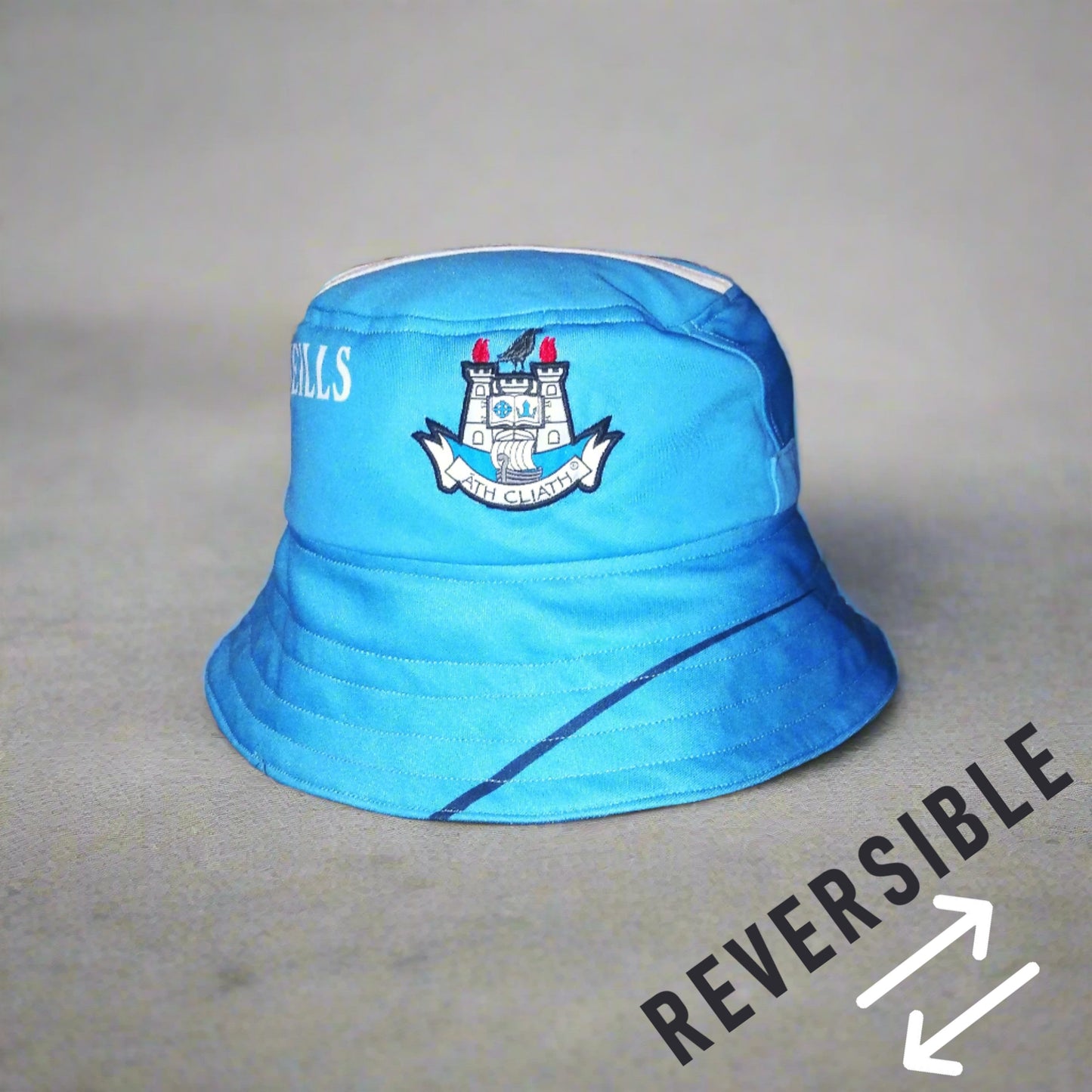 Dublin GAA    Casual  Bucket Hat  2014 / 15  O'Neills     Unisex Adults       AIG  bucket hat festival vintage retro upcycled recycled rave cap headware   SHIRTS V SKINS   