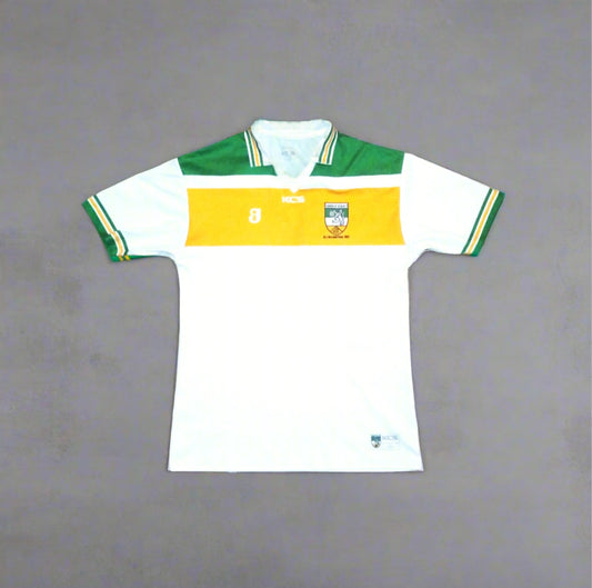 Offaly GAA  Short Sleeve  Home  Jersey  1982  KCS     Unisex Adults  Tight Fit   #14    Offaly Uibh  Fhaili Leinster Galic Football Hurling Camogie All Ireland   SHIRTS V SKINS   