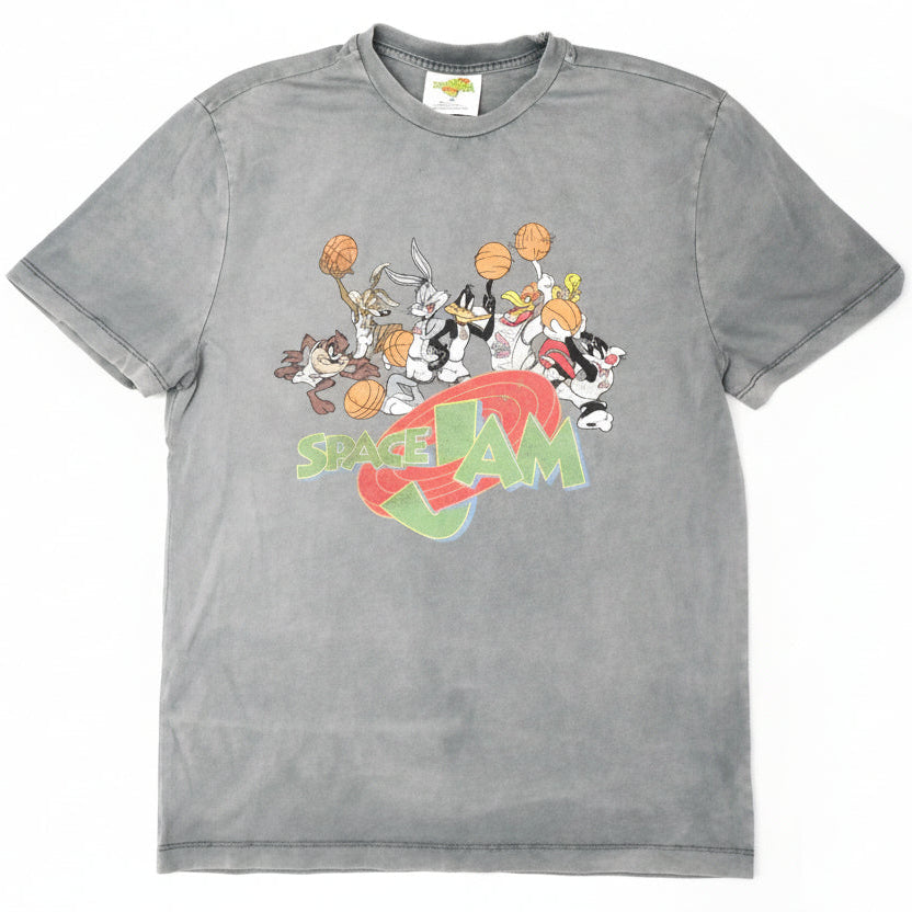 Space Jam 1990s Basketball T-Shirt Warner Brothers (M) [Fair