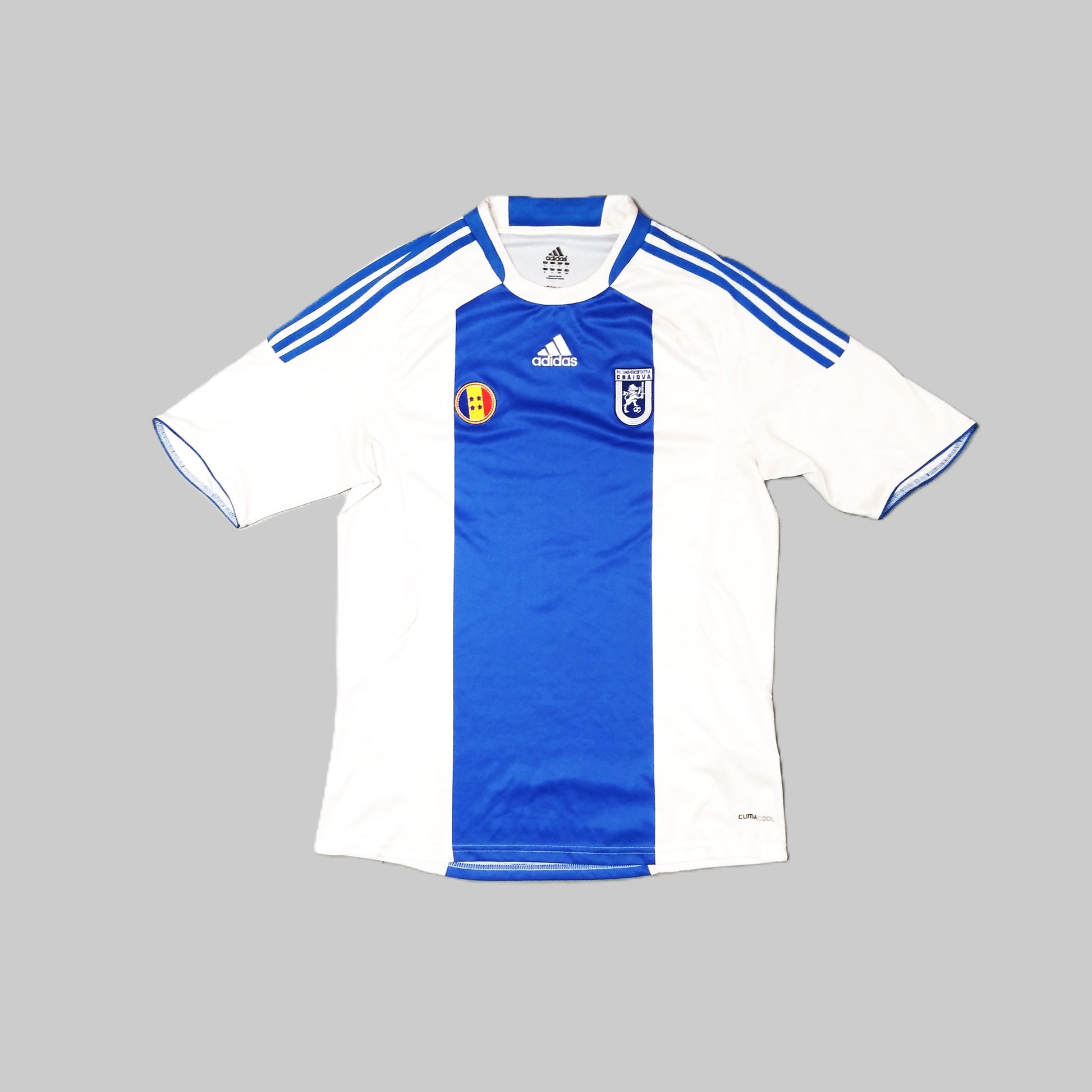 FC Universitea Craiova Football  Short Sleeve  Away  Jersey  2008 / 09  adidas     Unisex Adults       Sponsorless    SHIRTS V SKINS   