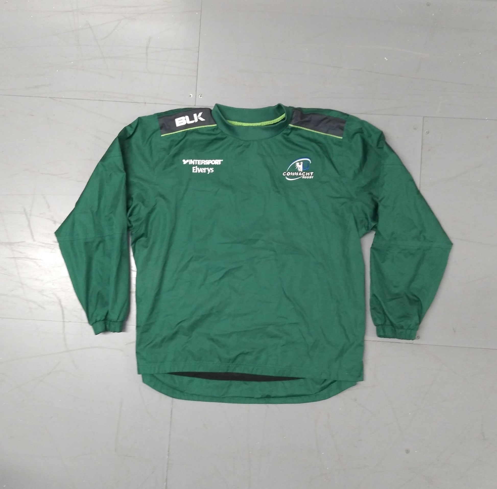 Connacht Rugby  Long Sleeve  Training  Jacket  2017 / 18  BLK     Unisex Adults       Intersport Elverys  Connacht Rugby Galway Mayo Sligo Roscommon Leitrim  SHIRTS V SKINS   