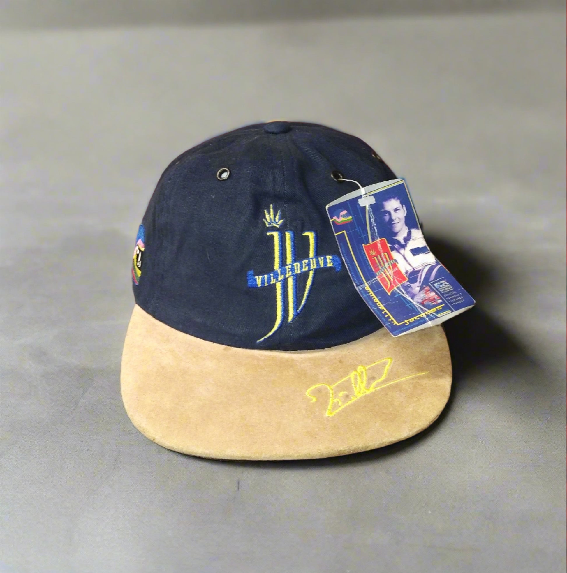 Jacques Villeneuve Williams F1 Motorsports    Casual  Cap  1996 / 97  Blue Thunder     Unisex Adults         Formula One   SHIRTS V SKINS   