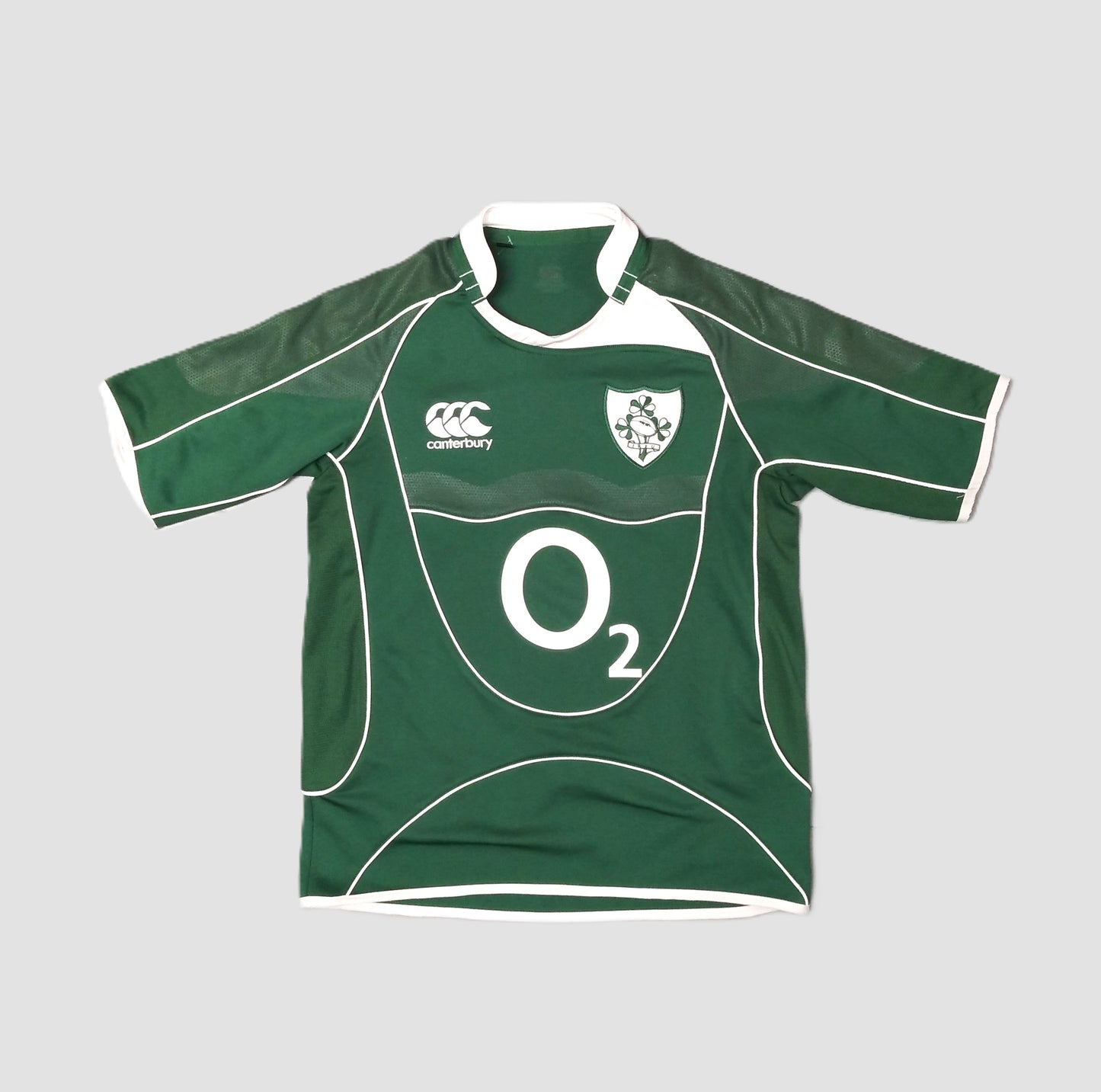 Ireland Rugby  Short Sleeve  Home  Jersey  2007 / 08  Canterbury     Unisex Adults       2  ireland Rugby Eire Irish IRFU  Vintage Retro  SHIRTS V SKINS   