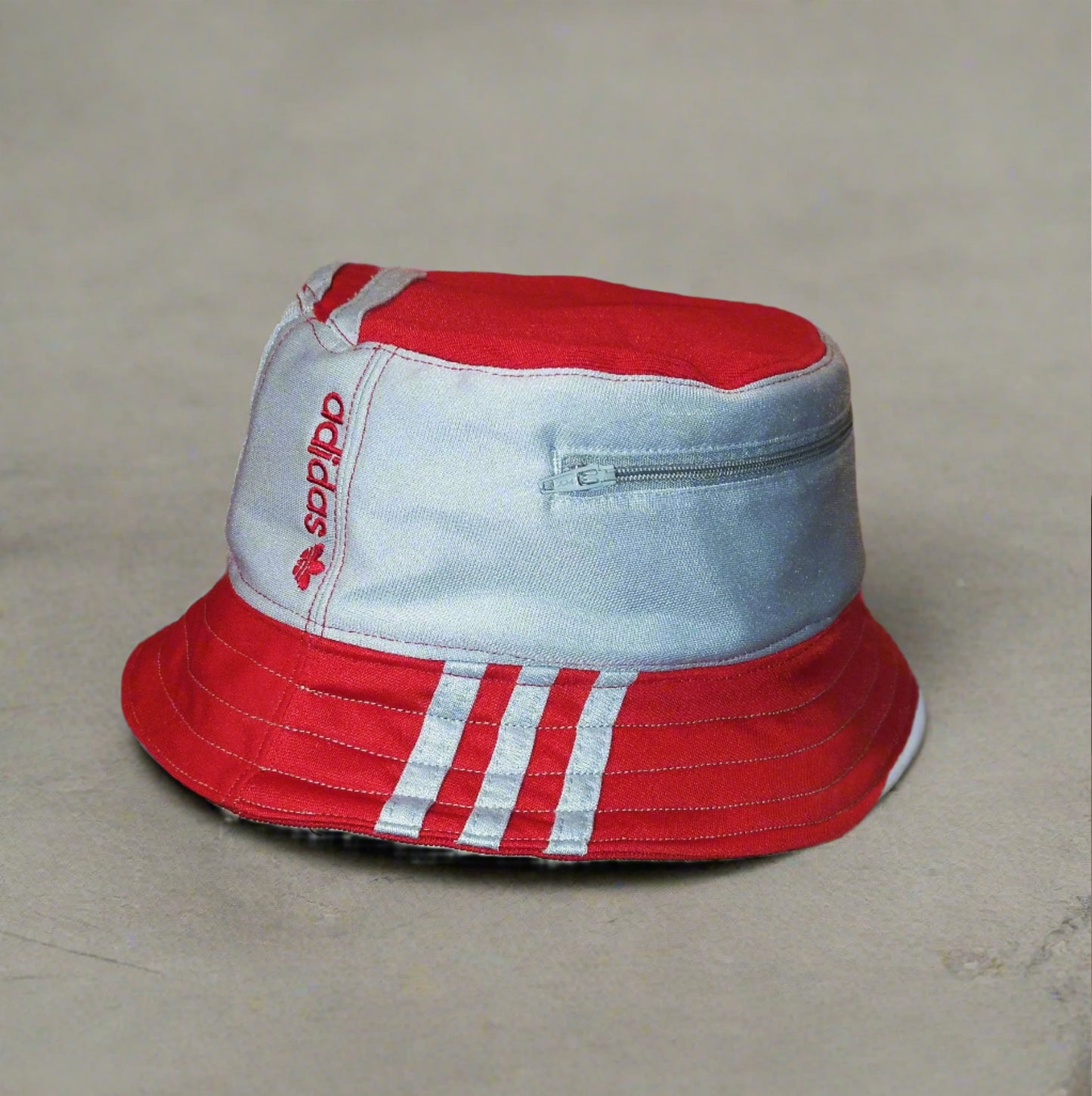 Liverpool FC Football    Casual  Bucket Hat  1980s  adidas  Upcycled   Unisex Adults  Retro       Liverpool LFC YNWA Mersyside Anfield Red Vintage retro  SHIRTS V SKINS   