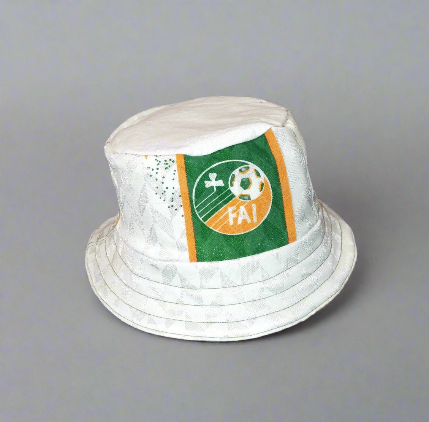 Republic of Ireland Football    Casual  Bucket Hat  1994  SHIRTS V SKINS  Upcycled   Unisex Adults  Retro     OPEL  Republic of ireland Eire Irish Vintage retro world cup european championshop COYBIG COYGIG   SHIRTS V SKINS   