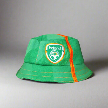 Republic of Ireland Football    Home  Bucket Hat  2016 / 17  Umbro  Upcycled   Kids       3 Three  Republic of ireland Eire Irish Vintage retro world cup european championshop COYBIG COYGIG   SHIRTS V SKINS   