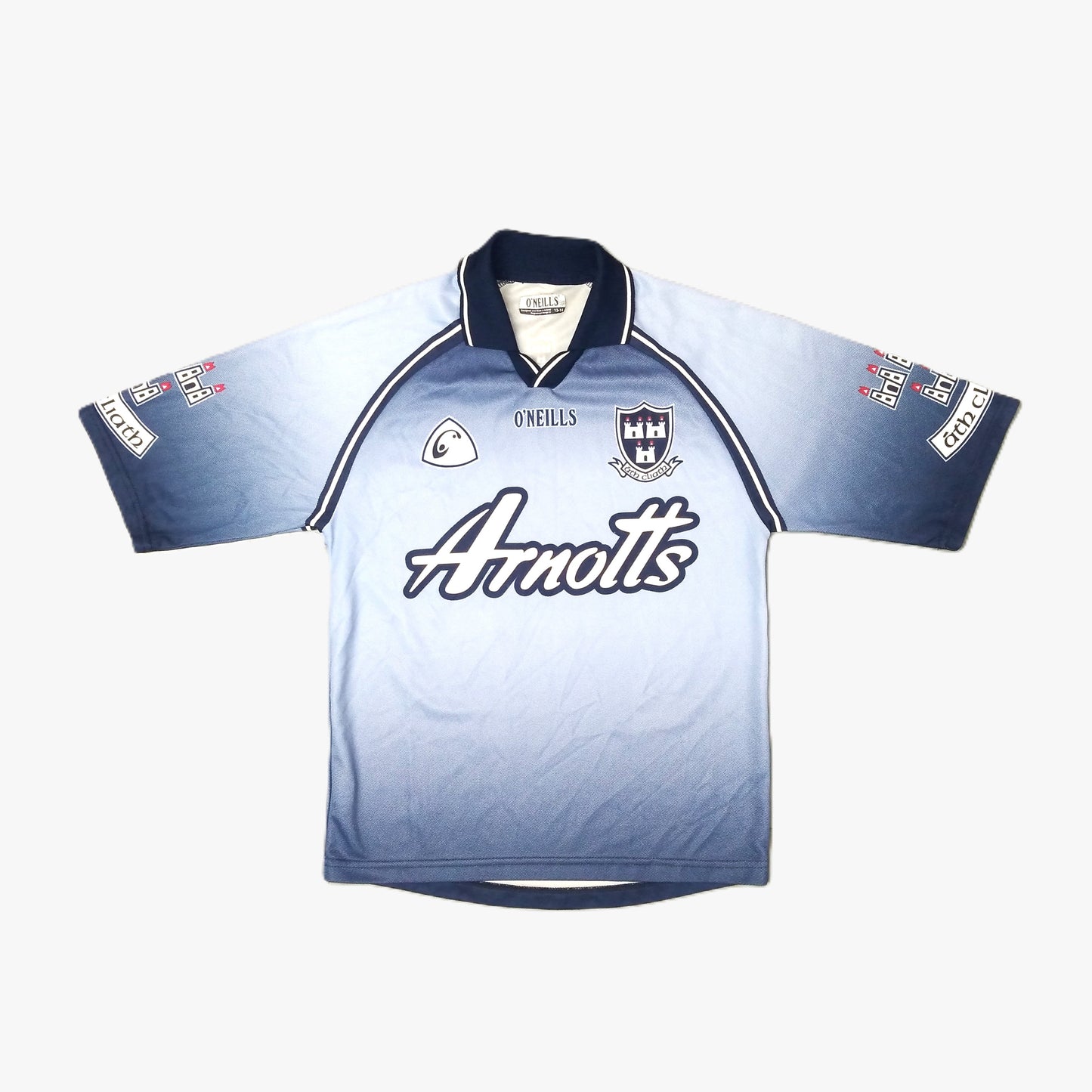 Dublin GAA  Short Sleeve  Home  Jersey  2002 / 03  O'Neills  Player Issue   Teens     #4  Arnotts  Dubli leinster vintage retro gaelic football hurling sweatshirt jumper  SHIRTS V SKINS   