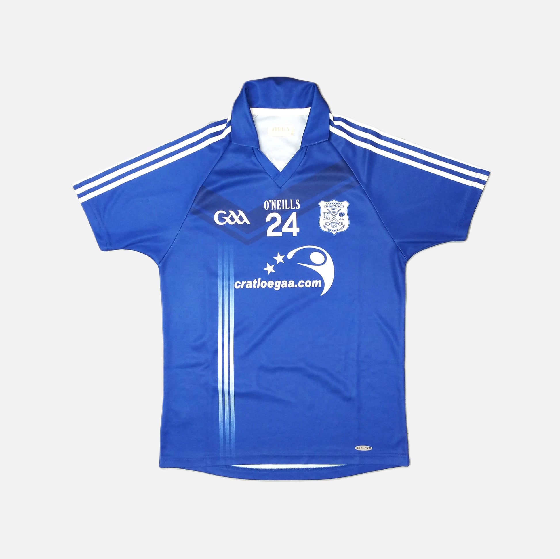 Cratloe GAA  Short Sleeve  Home  Jersey  2011 / 12  O'Neills  Player Issue   Unisex Adults  Tight Fit   #24    Clare Gaa Gaelic Football Hurling Vintage Retro  SHIRTS V SKINS   