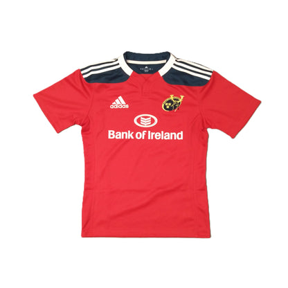 Munster Rugby  Short Sleeve  Home  Jersey  2013 / 14  adidas     Unisex Adults       Bank of Ireland  Munster Rugby Cork Limerick Vintage retro  SHIRTS V SKINS   