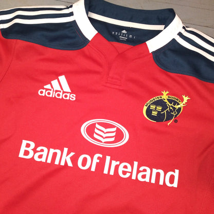 Munster 2013 / 14 Rugby Jersey adidas (M)   [Excellent]