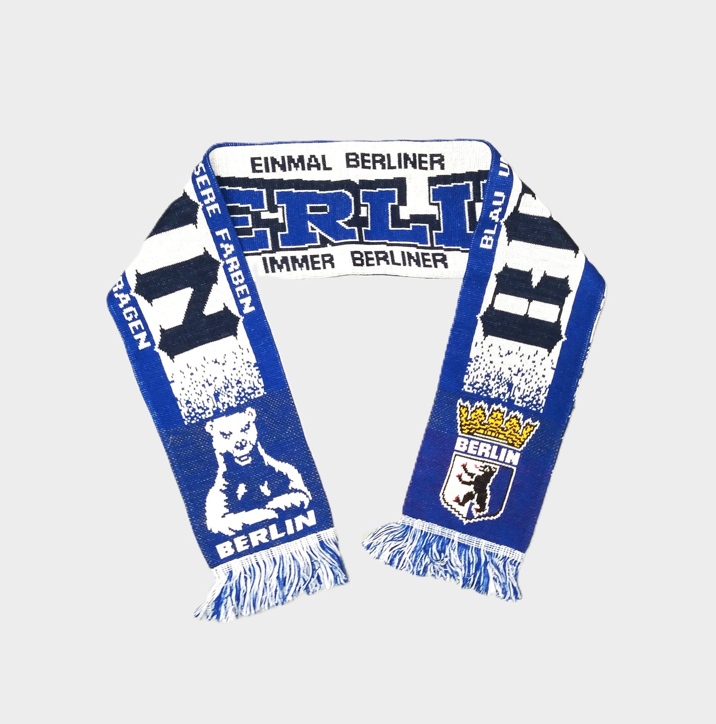 Berlin Football    Casual  Scarf  1990s  Berlin     Unisex Adults         Berlin Germany Bundesliga  SHIRTS V SKINS   