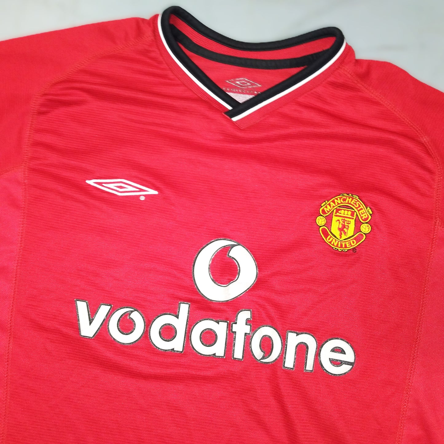 Manchester United 2000 / 01 Football Jersey Umbro (L)   [Fair]