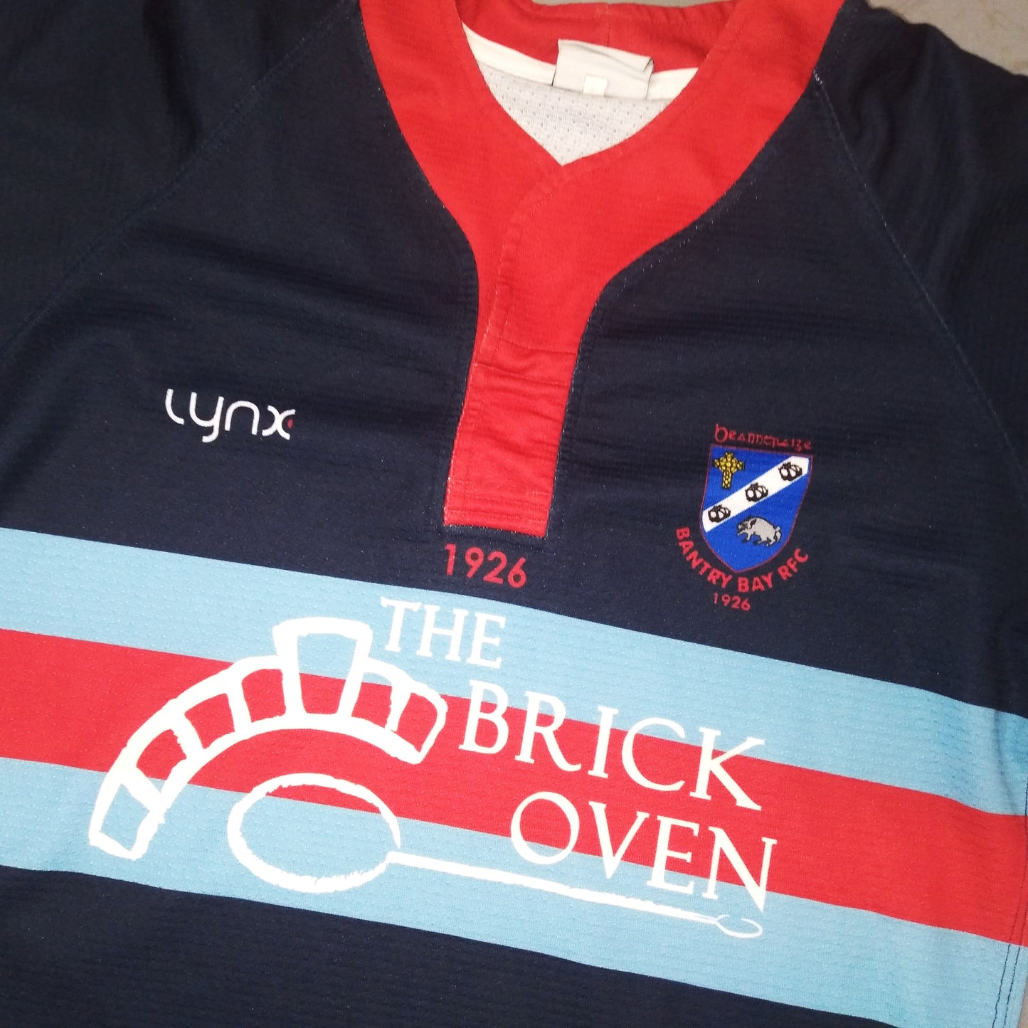 Bantry Bay RFC 2010s Rugby Jersey Lynx (L) Player Issue #14 [Very Good]