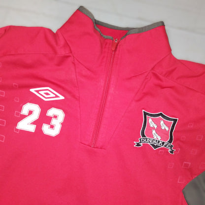 Dundalk 2010 / 11 Football Sweatshirt Umbro (L) Player Issue #23 [Very Good]