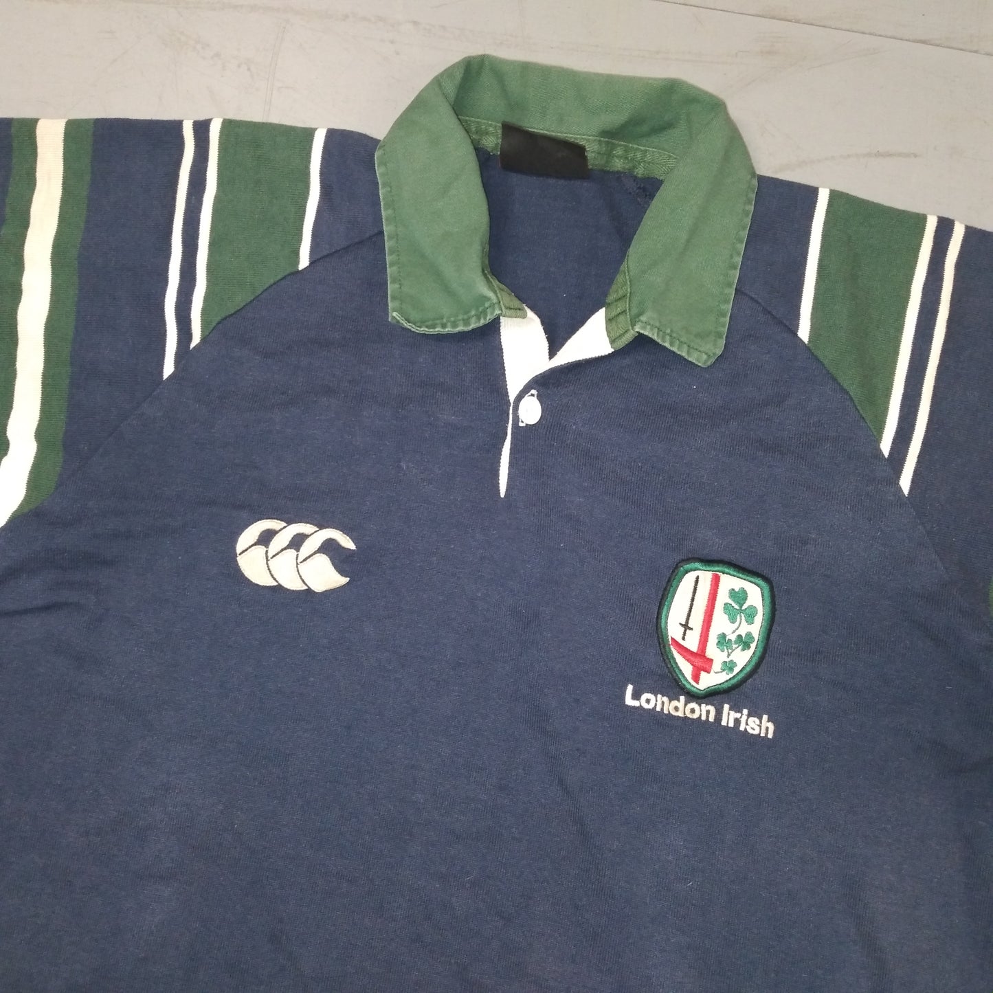 London Irish 2003 / 04 Rugby Jersey Canterbury (L)   [Fair]