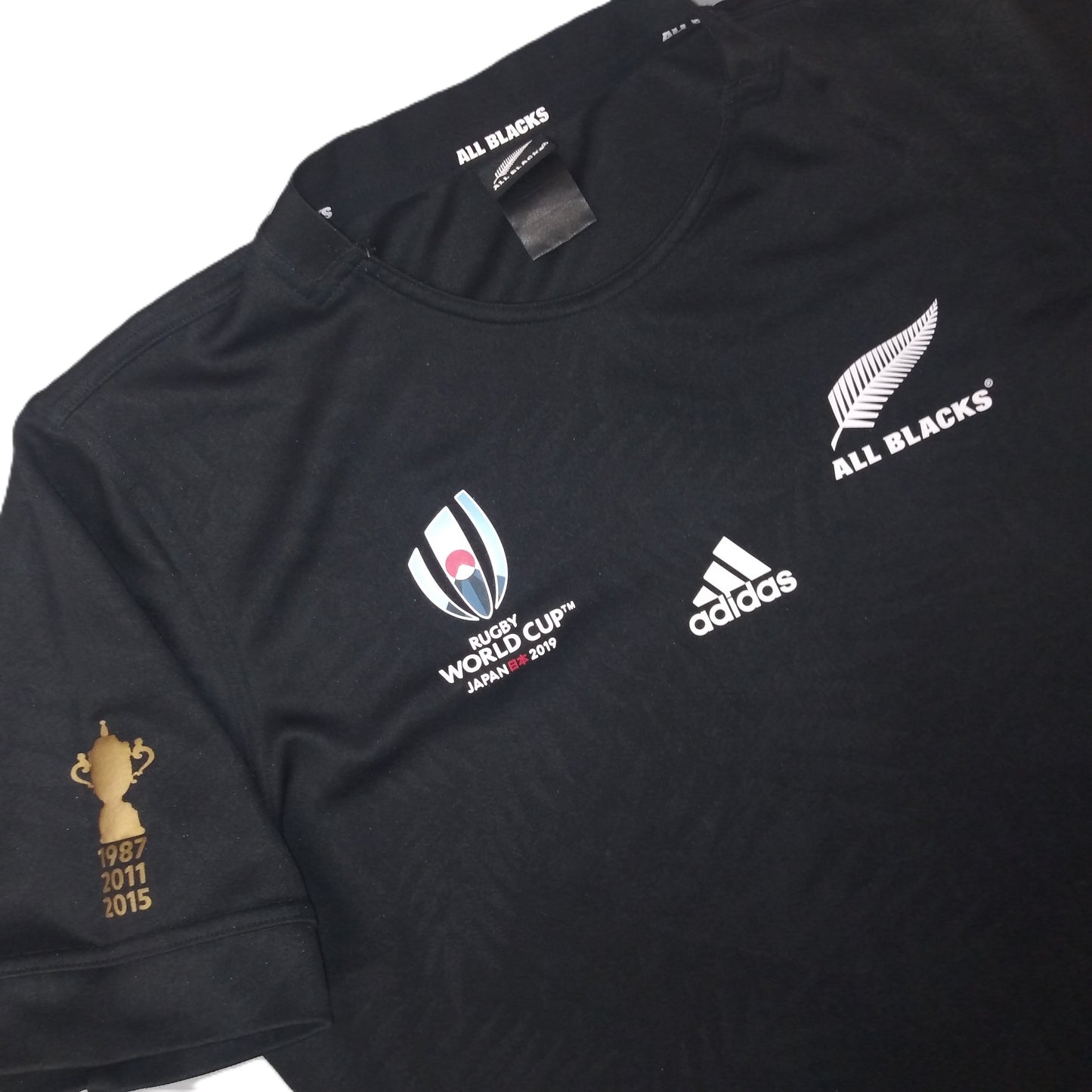 New Zealand All Blacks 38899 Rugby Jersey adidas (L)   [Excellent]