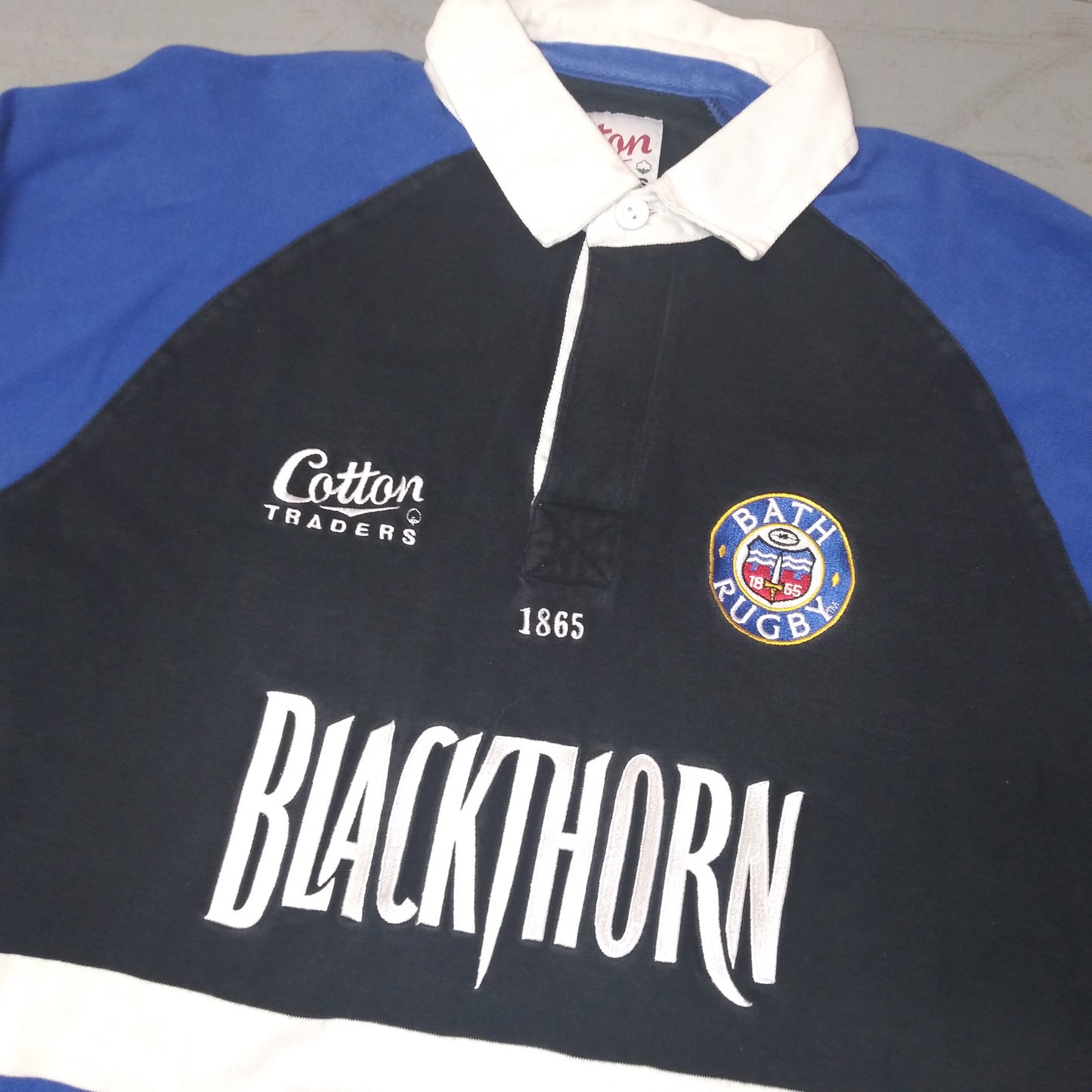 Bath 2003 / 04 Rugby Jersey Cotton Traders (L)   [Good]