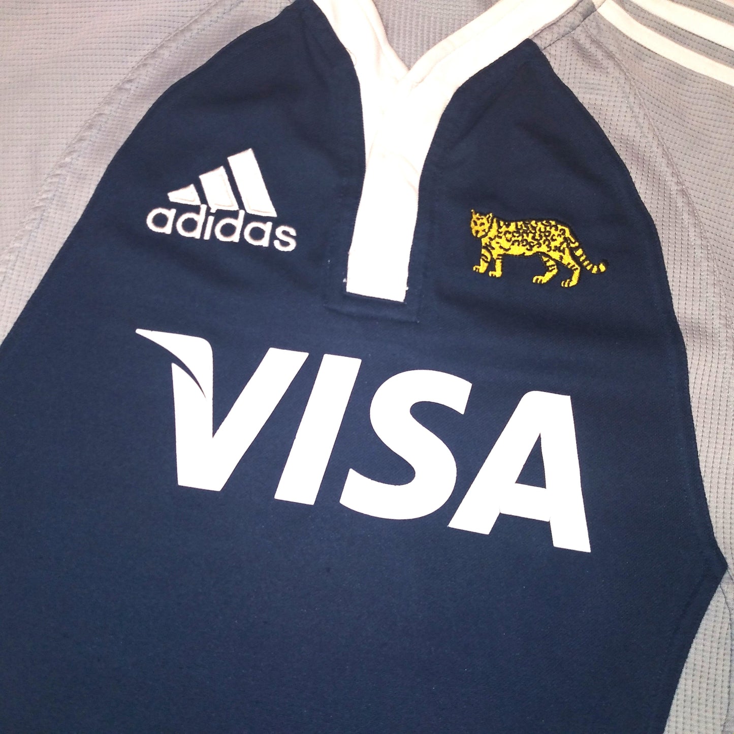 Argentina 2007 / 08 Rugby Jersey adidas (S) Player Issue #25 [Good]