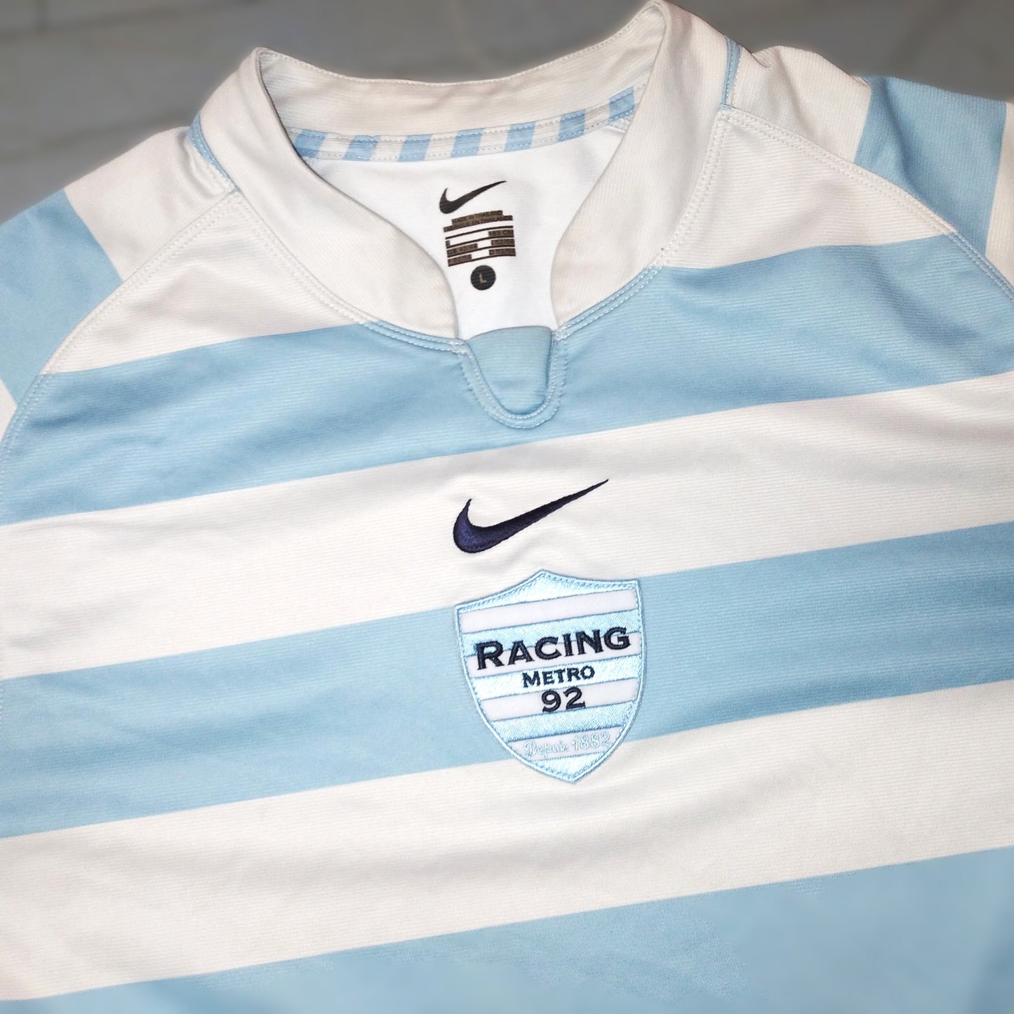 Racing 92 2009 / 10 Rugby Jersey Nike (L)   [Good]