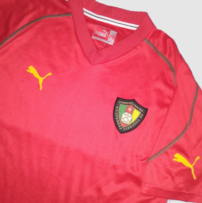 Cameroon 2000 / 01 Football Jersey Puma (S)   [Very Good]