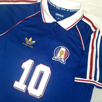 Cliché x Adidas France '98 2014 Skate Jersey adidas (L) Puig #10 [Very Good]