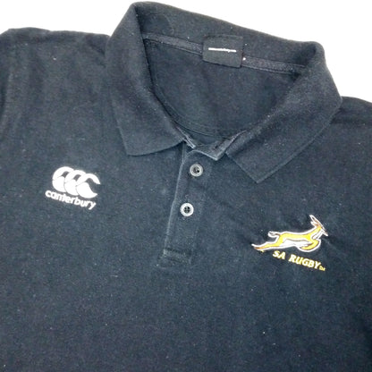 South Africa 2010s Rugby Polo Shirt Canterbury (XL)   [Fair]