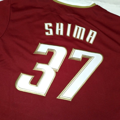 Tohoku Rakuten Eagles 2016 / 17 Baseball Jersey Majestic (L) Shima Motohiro #37 [Excellent]