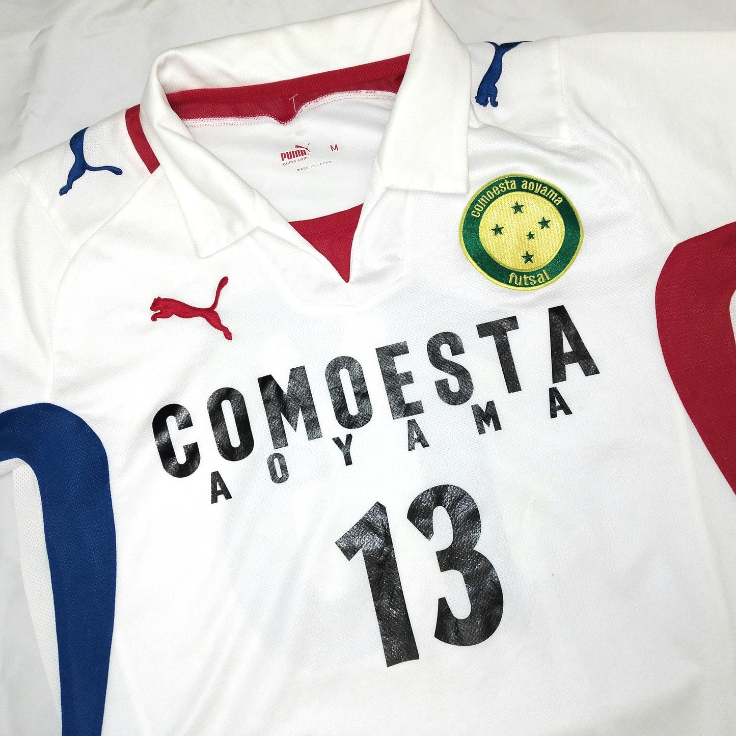 Comoesta Aoyama Futsal 2010s Football Jersey Puma (M) Player Issue #13 [Excellent]