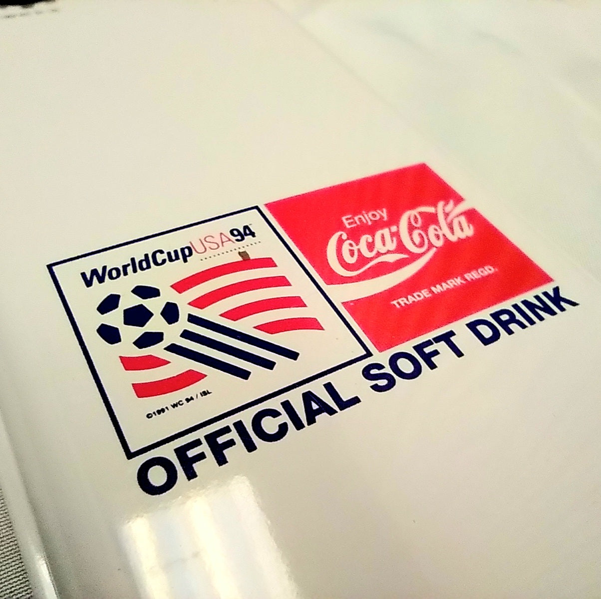 World Cup USA 1994 1994 Football Pencil Tin Coca Cola  [Excellent]