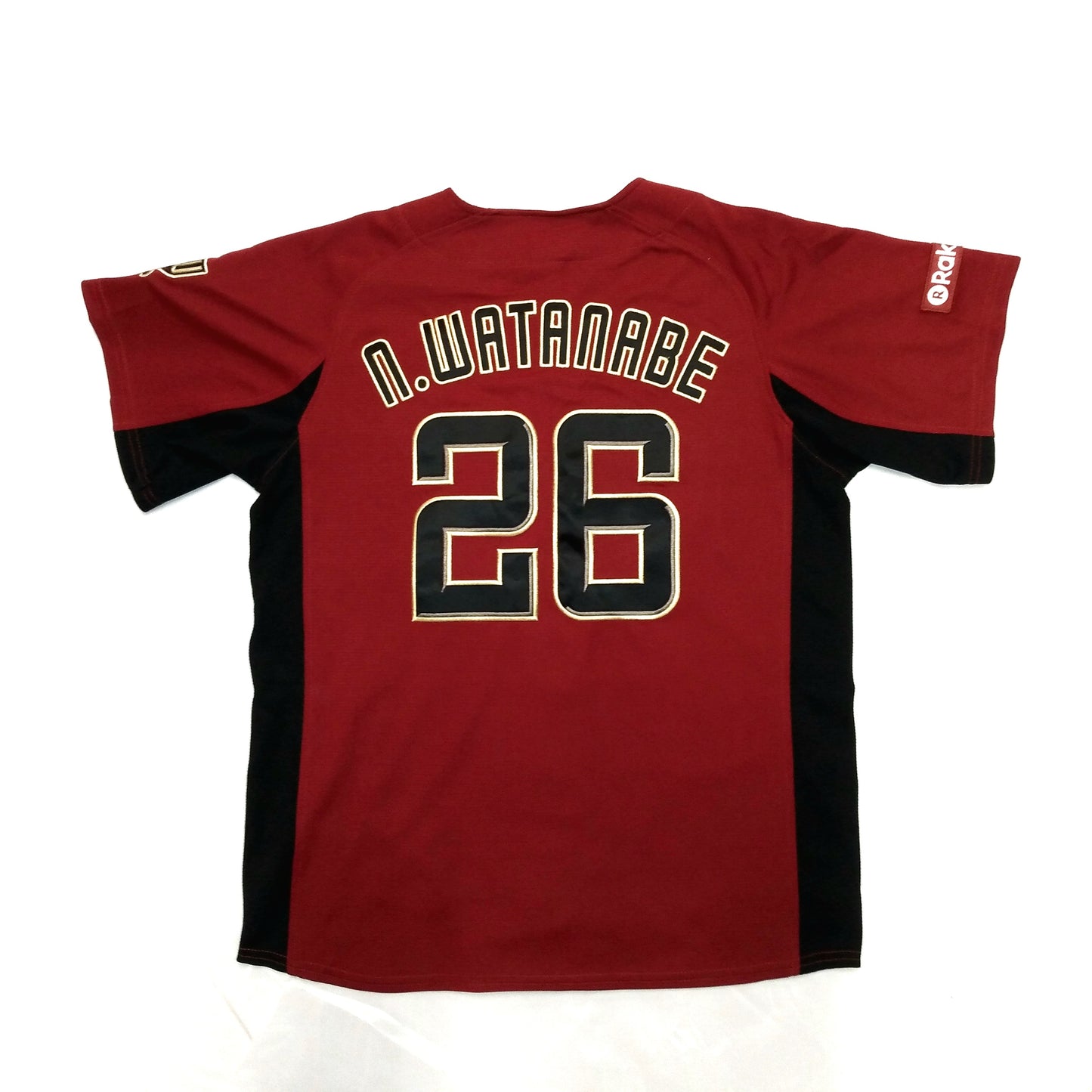 Tohoku Rakuten Eagles 2018 / 19 Baseball Jersey Majestic (M) Watanabe Naoto #26 [Excellent]