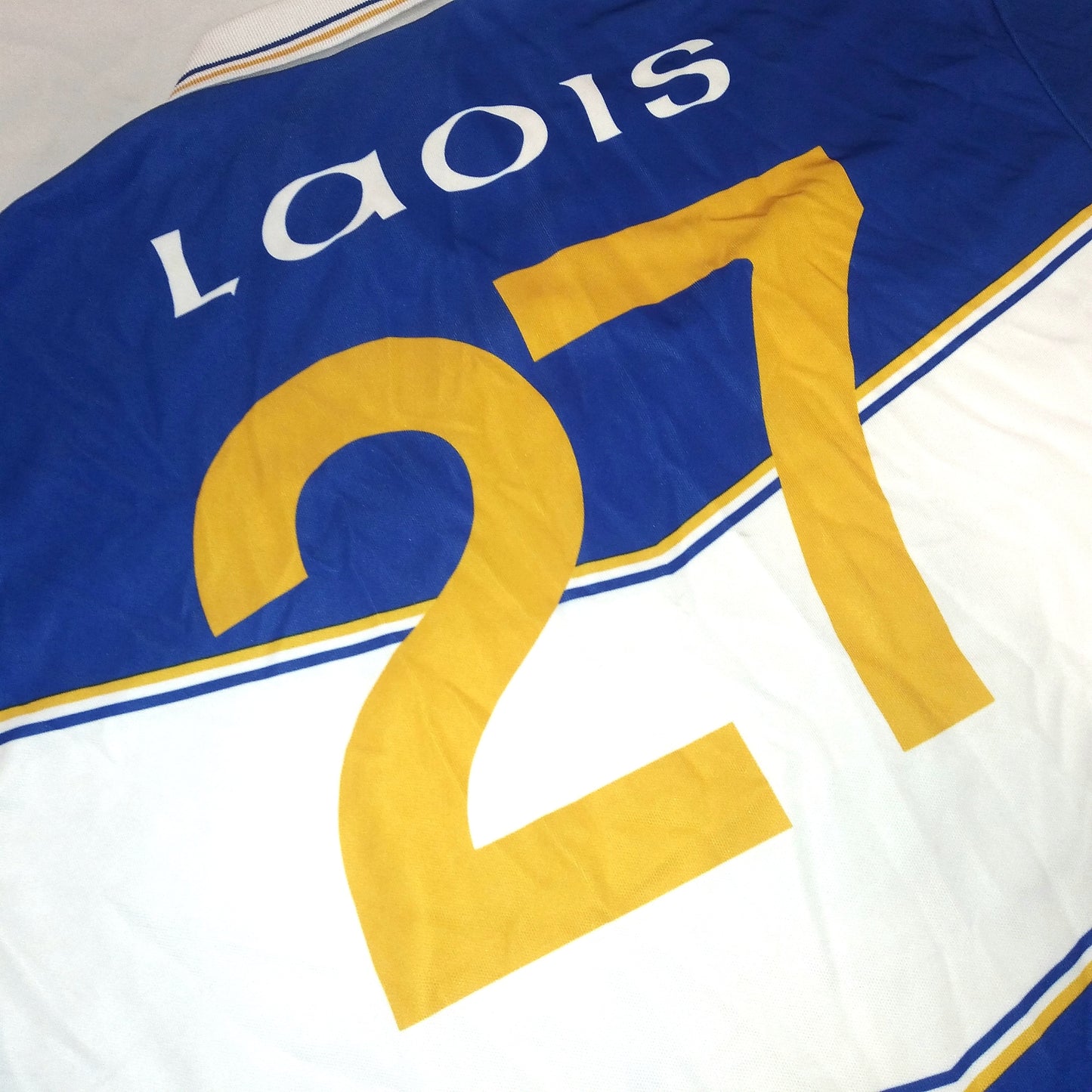 Laois 2000 / 01 GAA Jersey O'Neills (L) Player Issue #27 [Good]